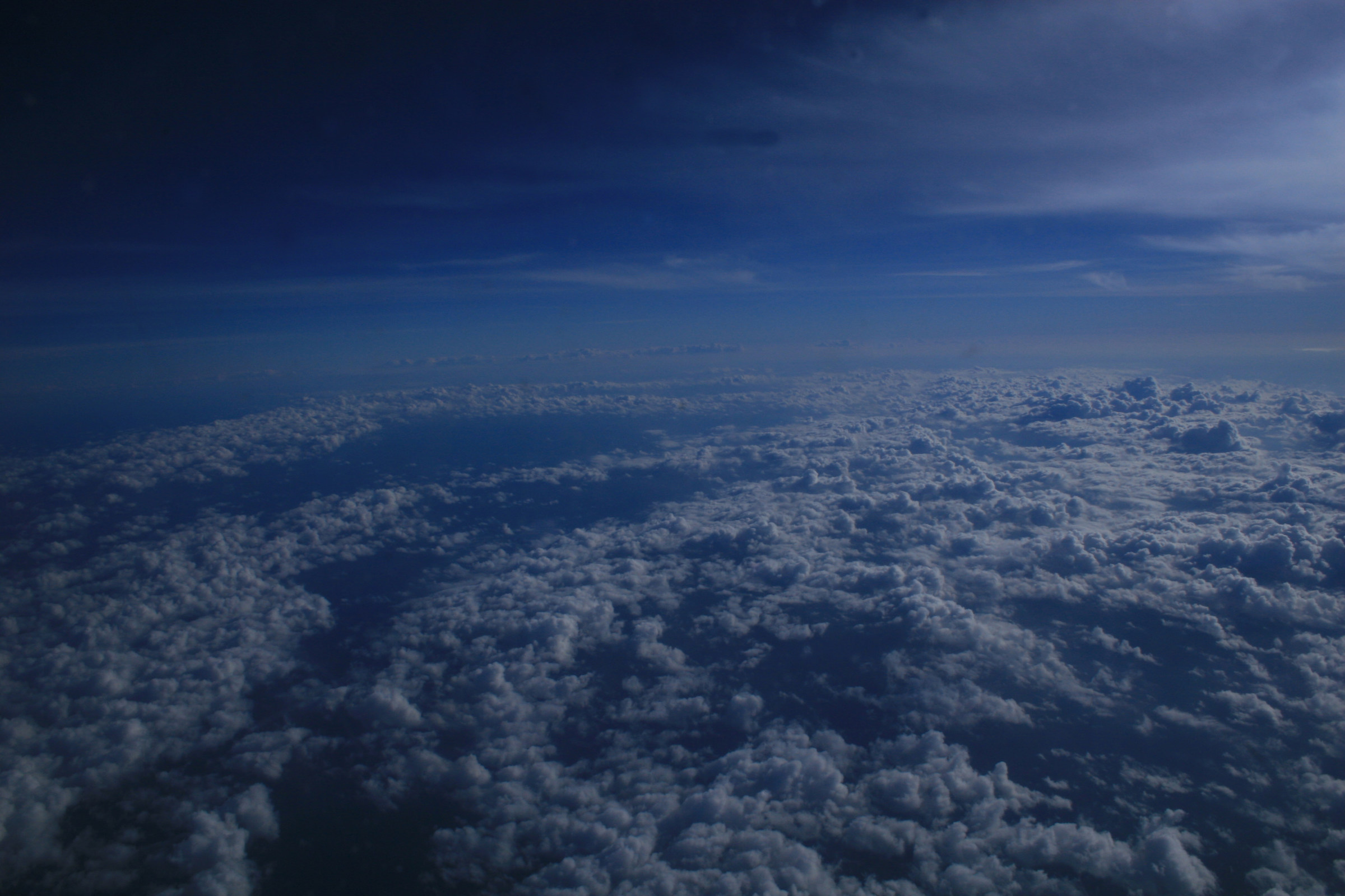 On flight back to Rome