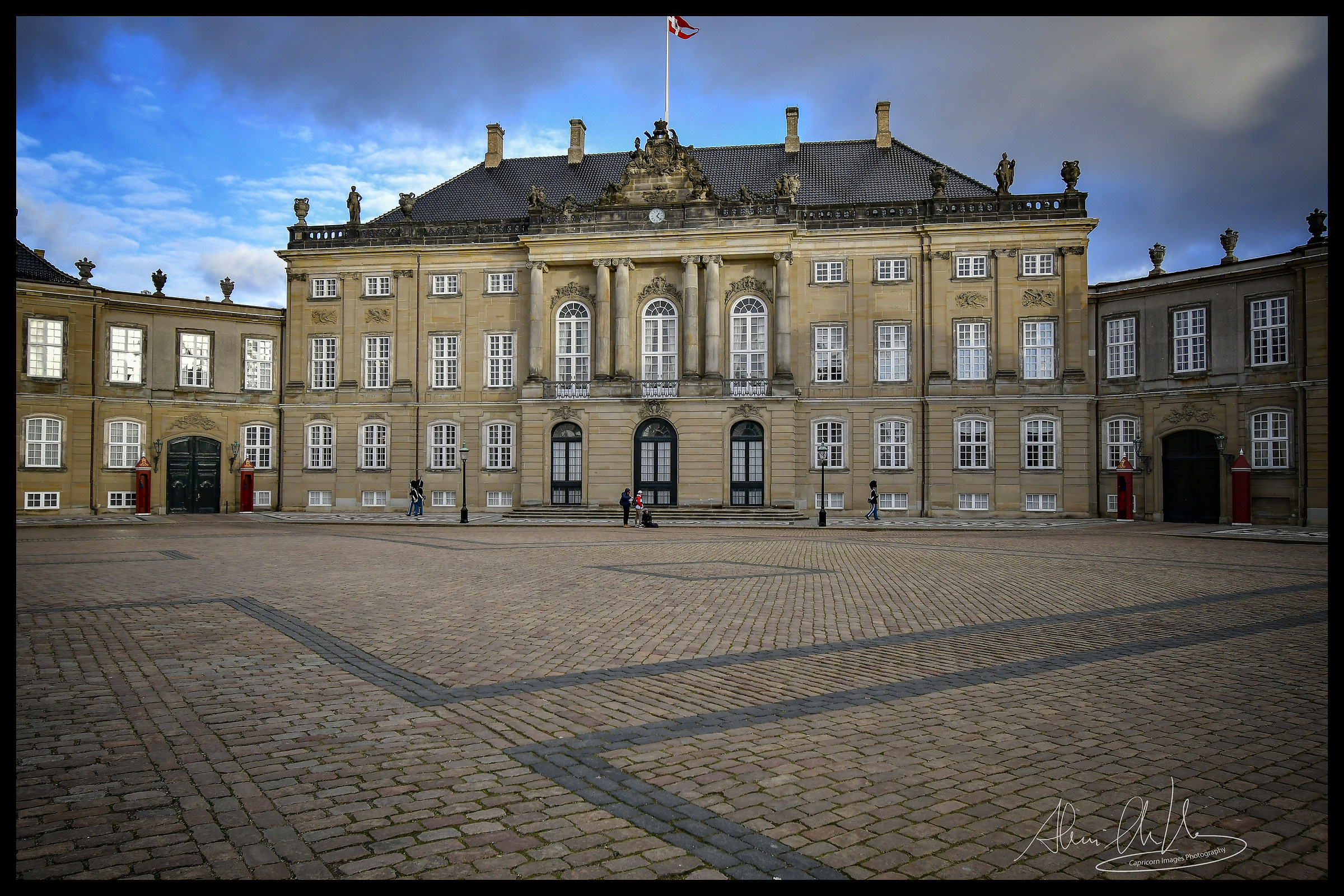 Palazzo reale di Copenaghen, l'Amalienborg - view