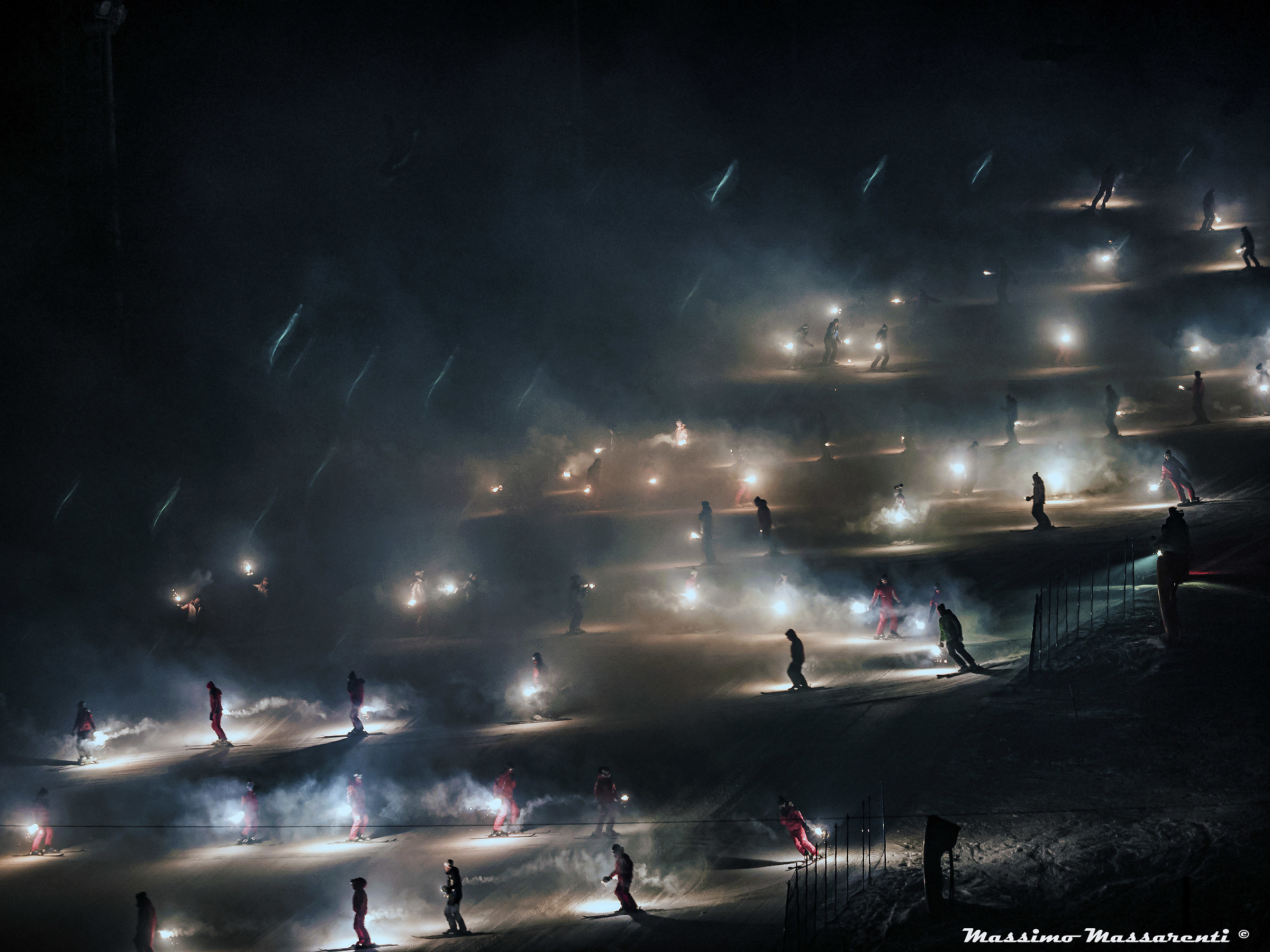 Fiaccolata Maestri di Sci - Sestrieres