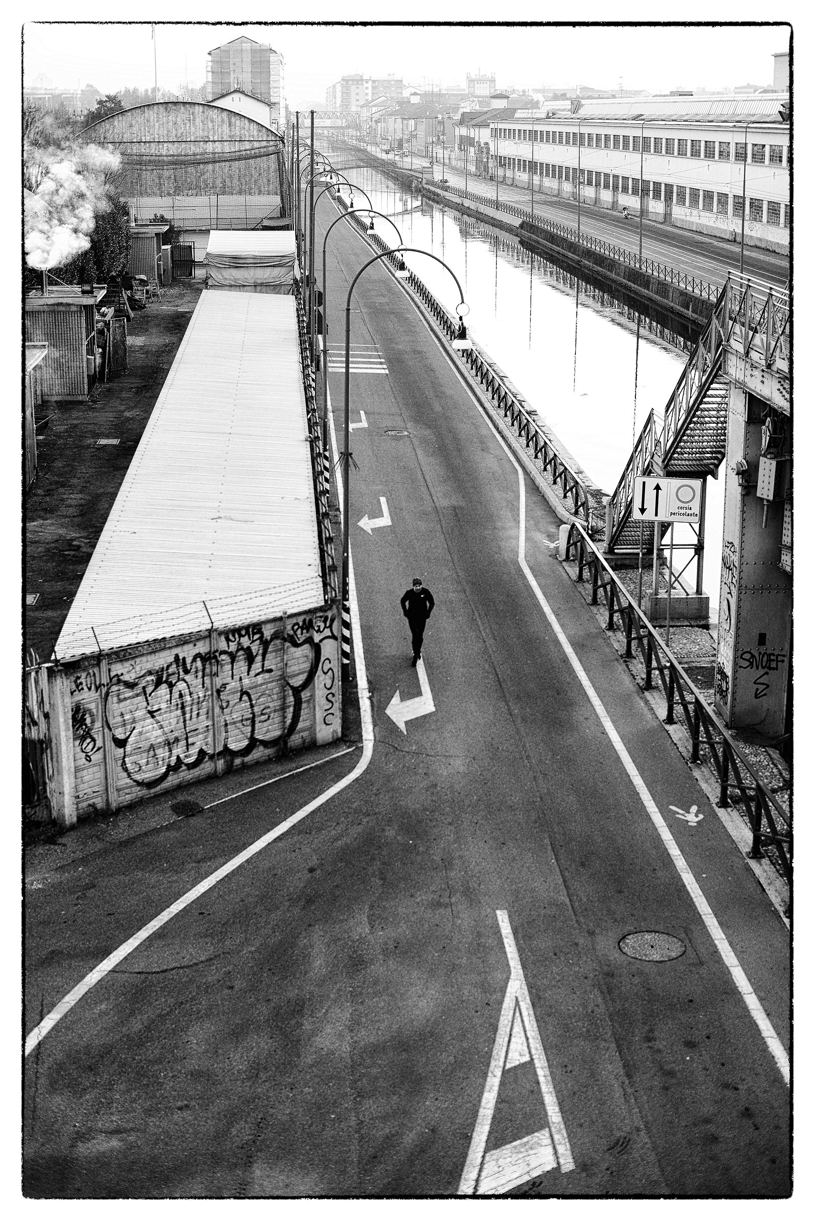 Runner. Milan, January 2019.