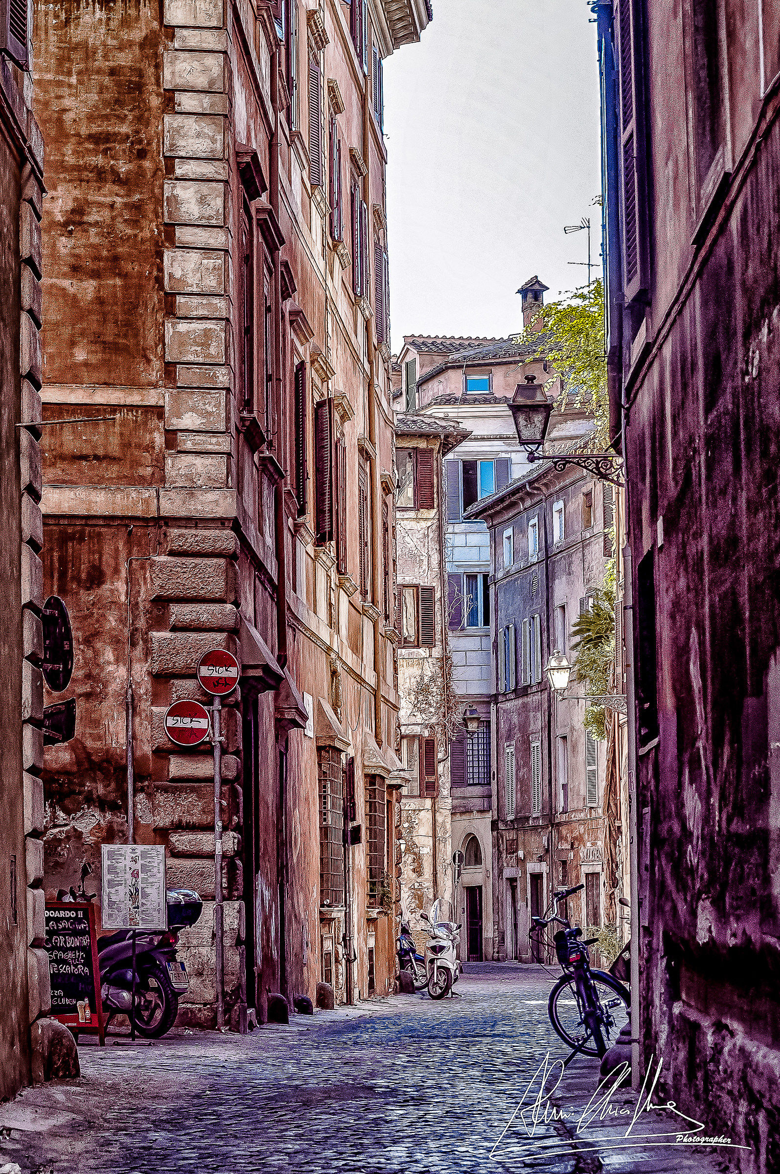 View of Via di Tor Margana