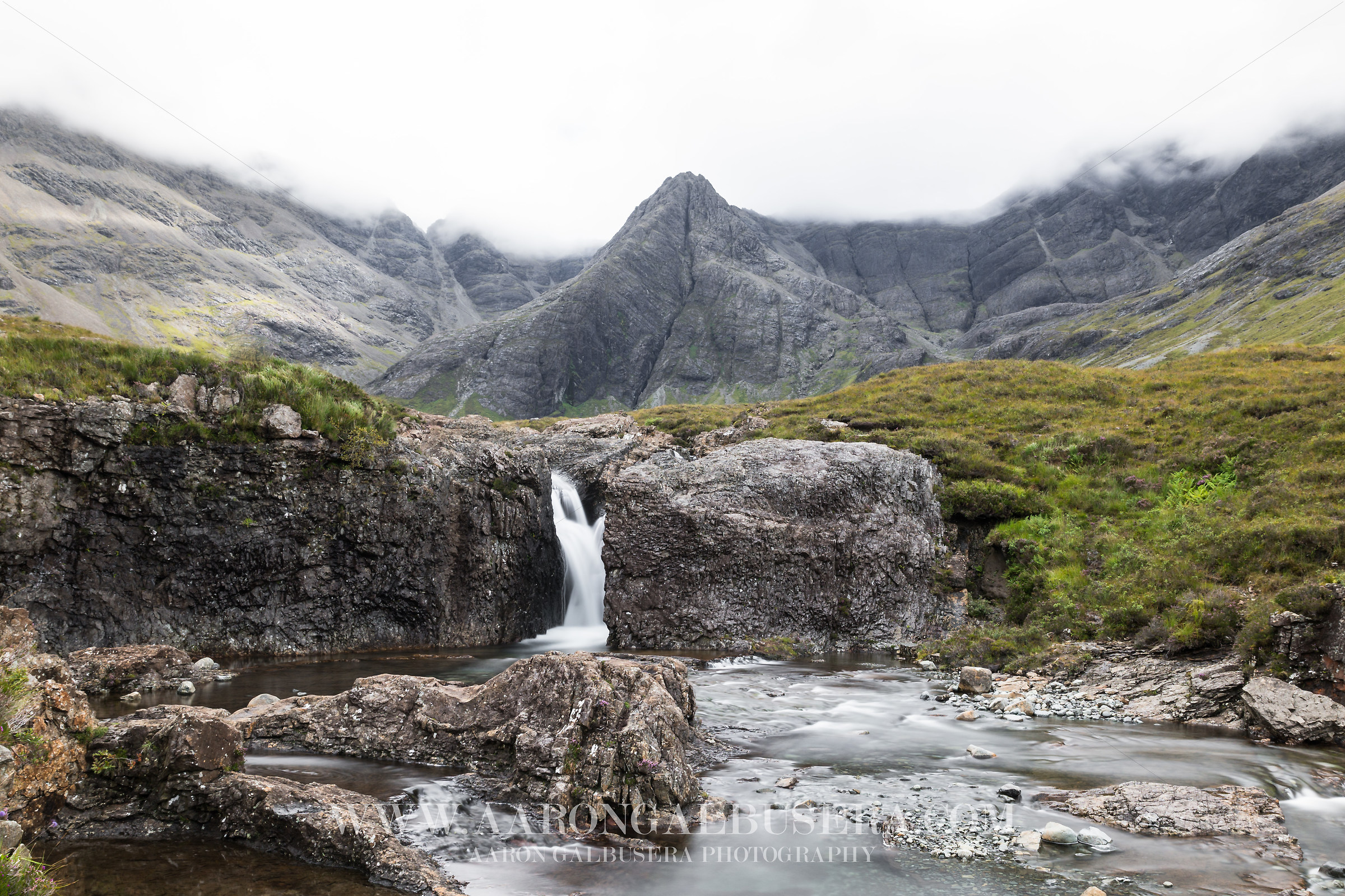 Waterfall in the Fog