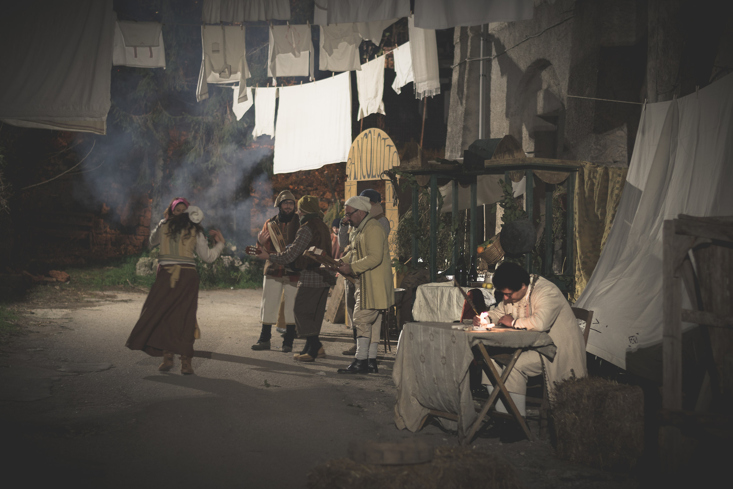 The party and the scribe