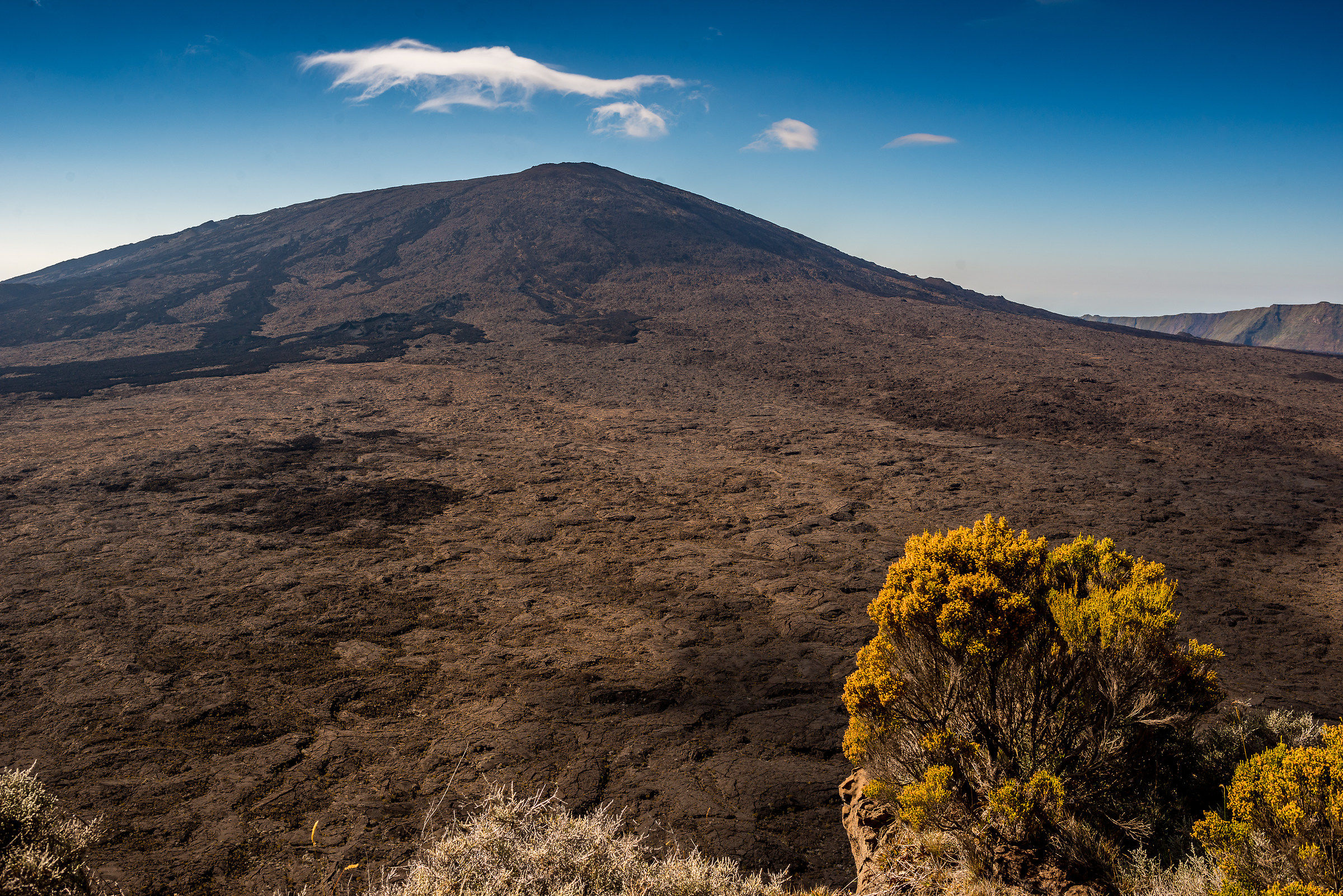 Piton de la Fournaise volcano, Île de la Réunio...