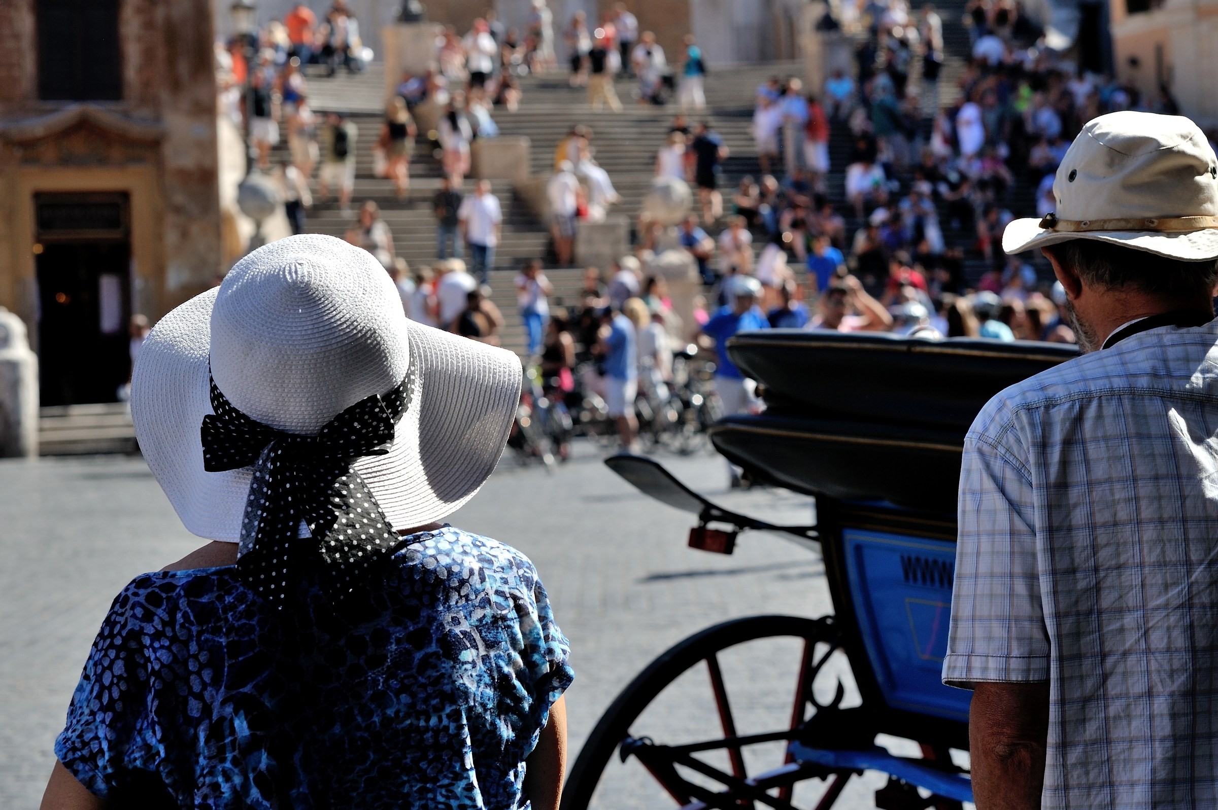 Roma-Lo spettacolo di Trinità dei Monti