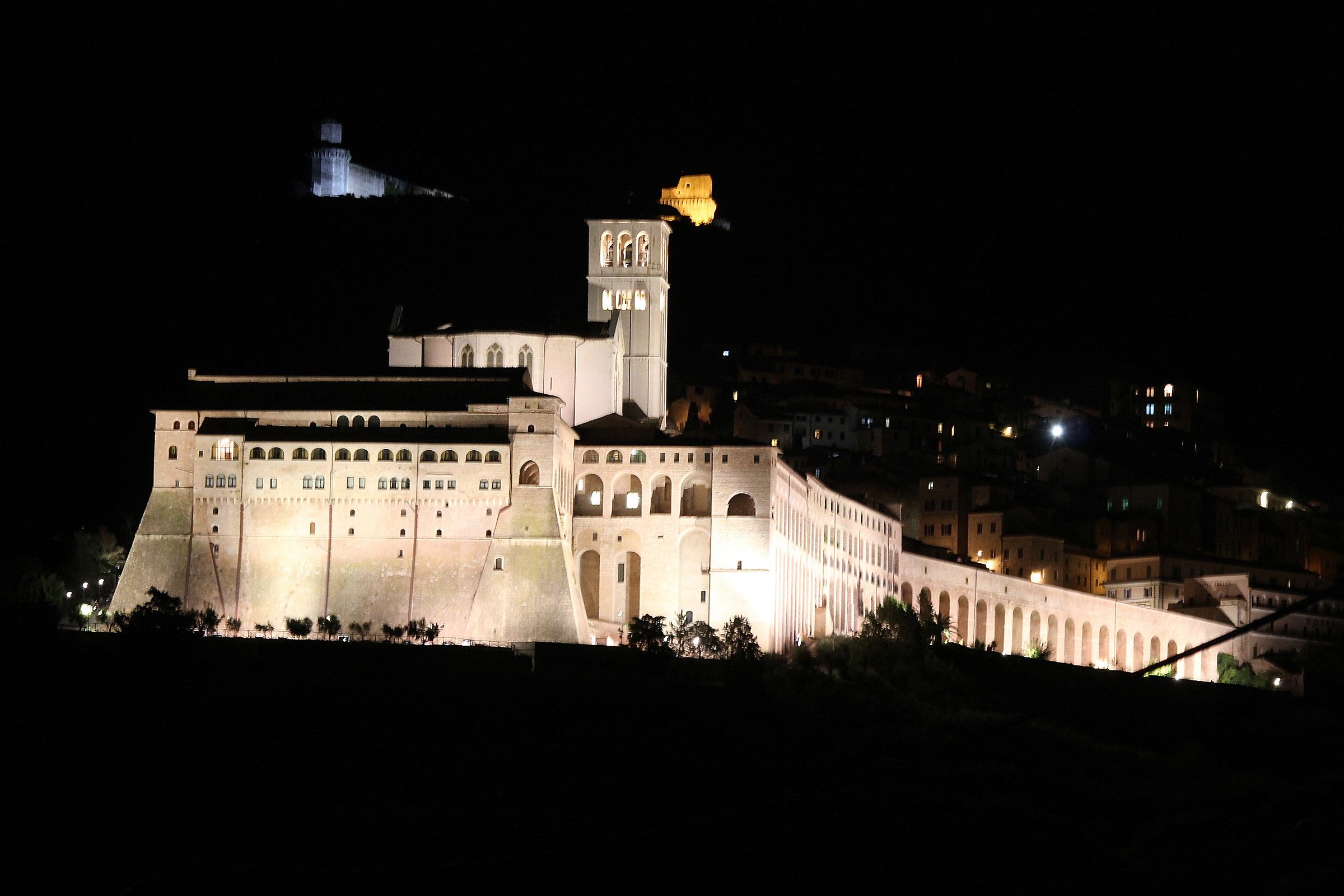 Assisi by night