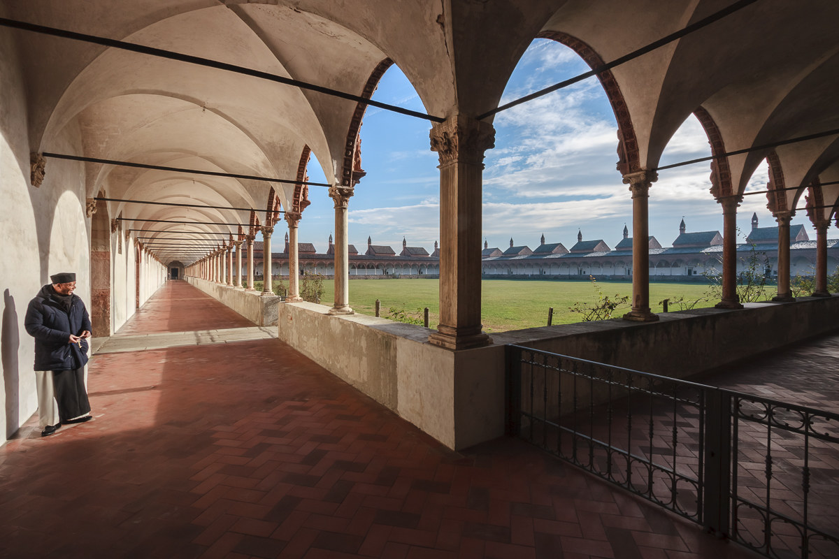 The 24 cells of the Certosa...