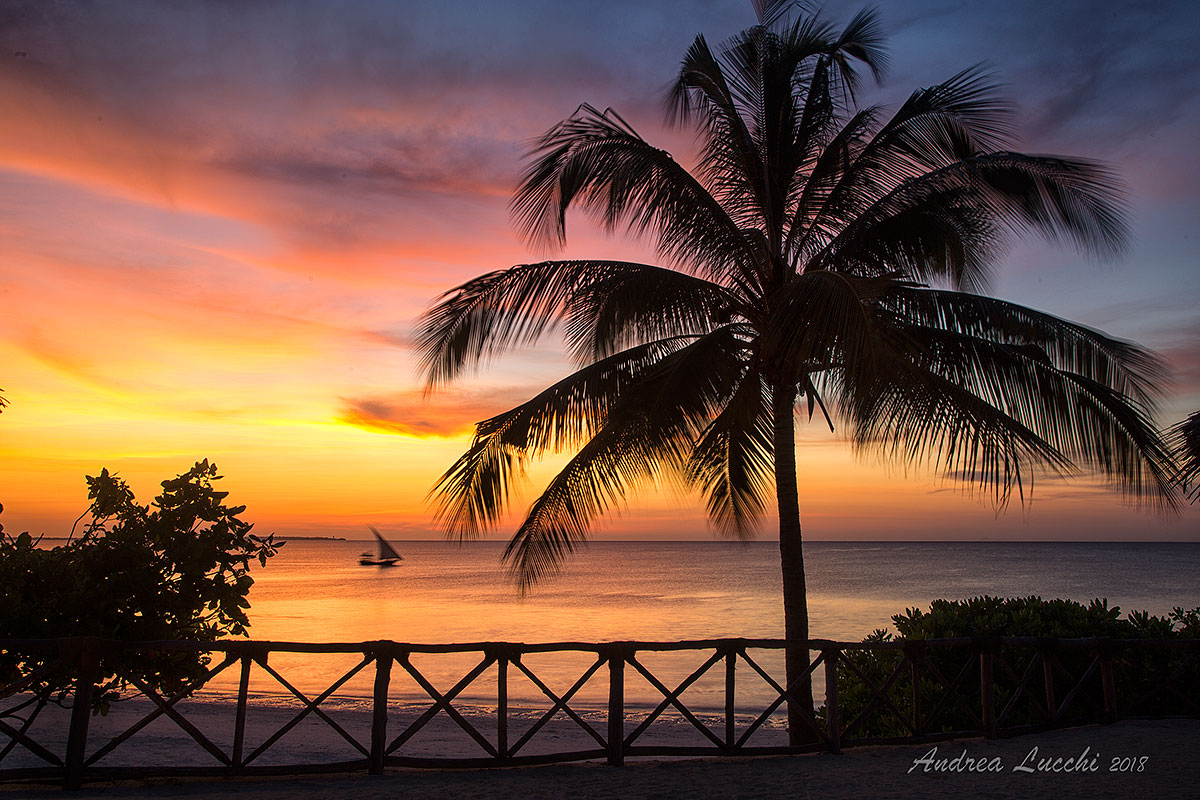 Sunset in Zanzibar