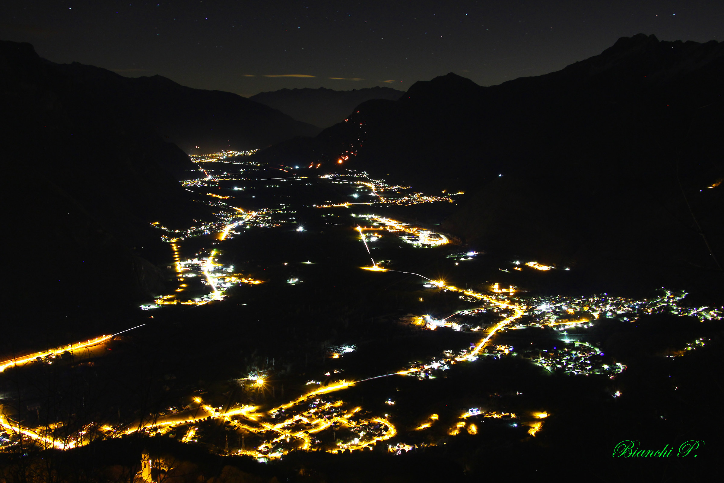Valchiavenna di notte