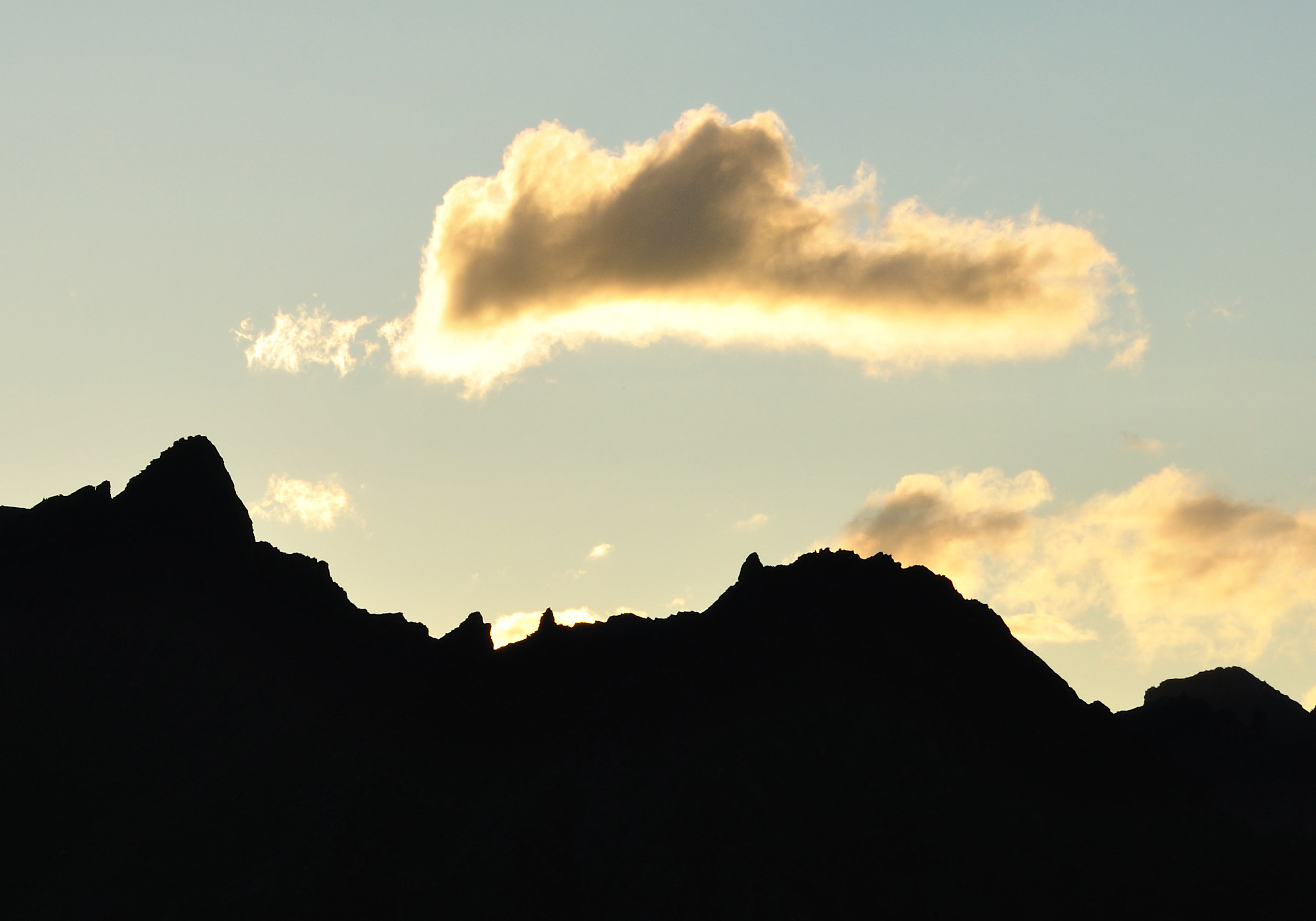 Ultima luce al Rifugio Vittorio Emanuele II