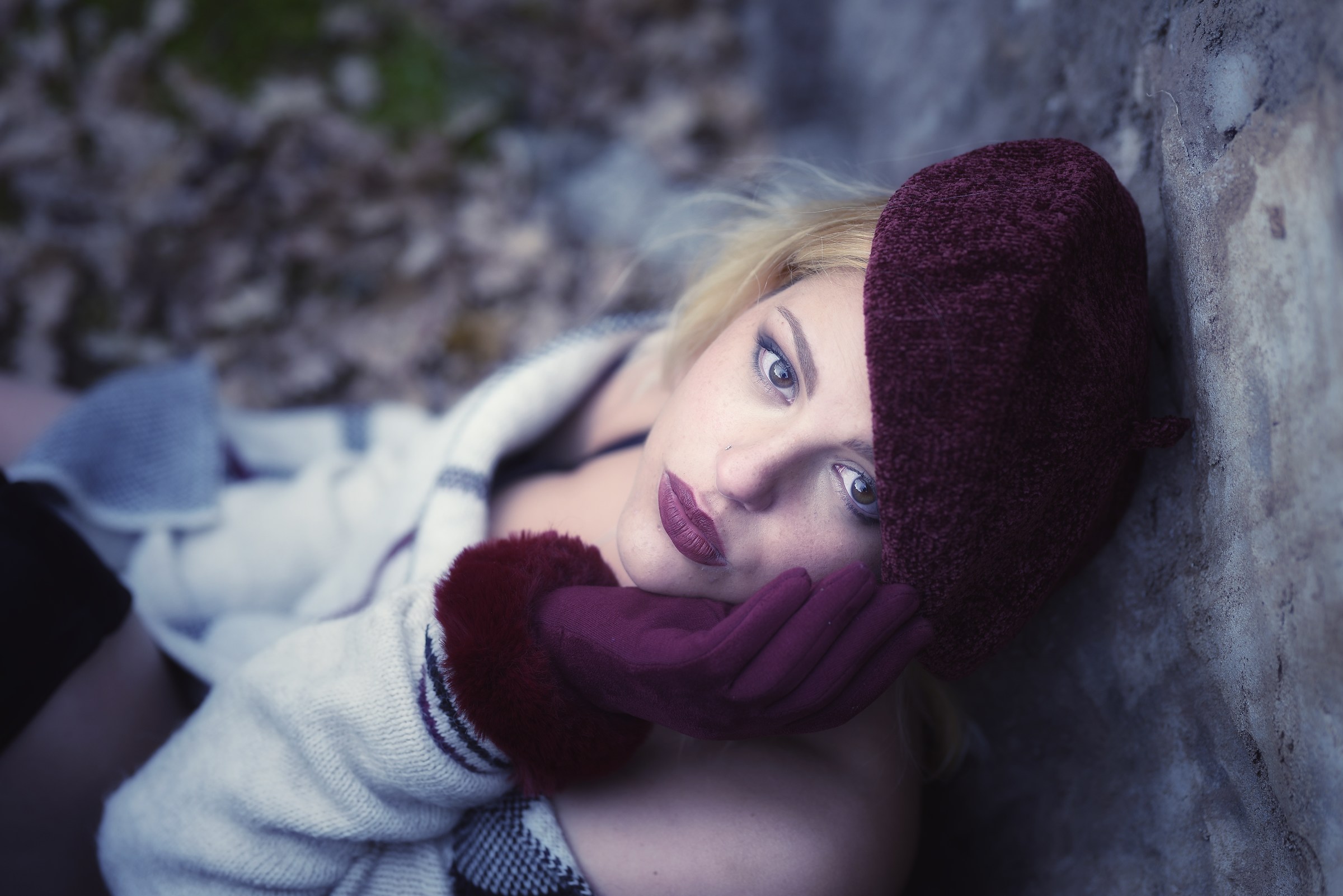 Lo sguardo sensuale di Patrizia