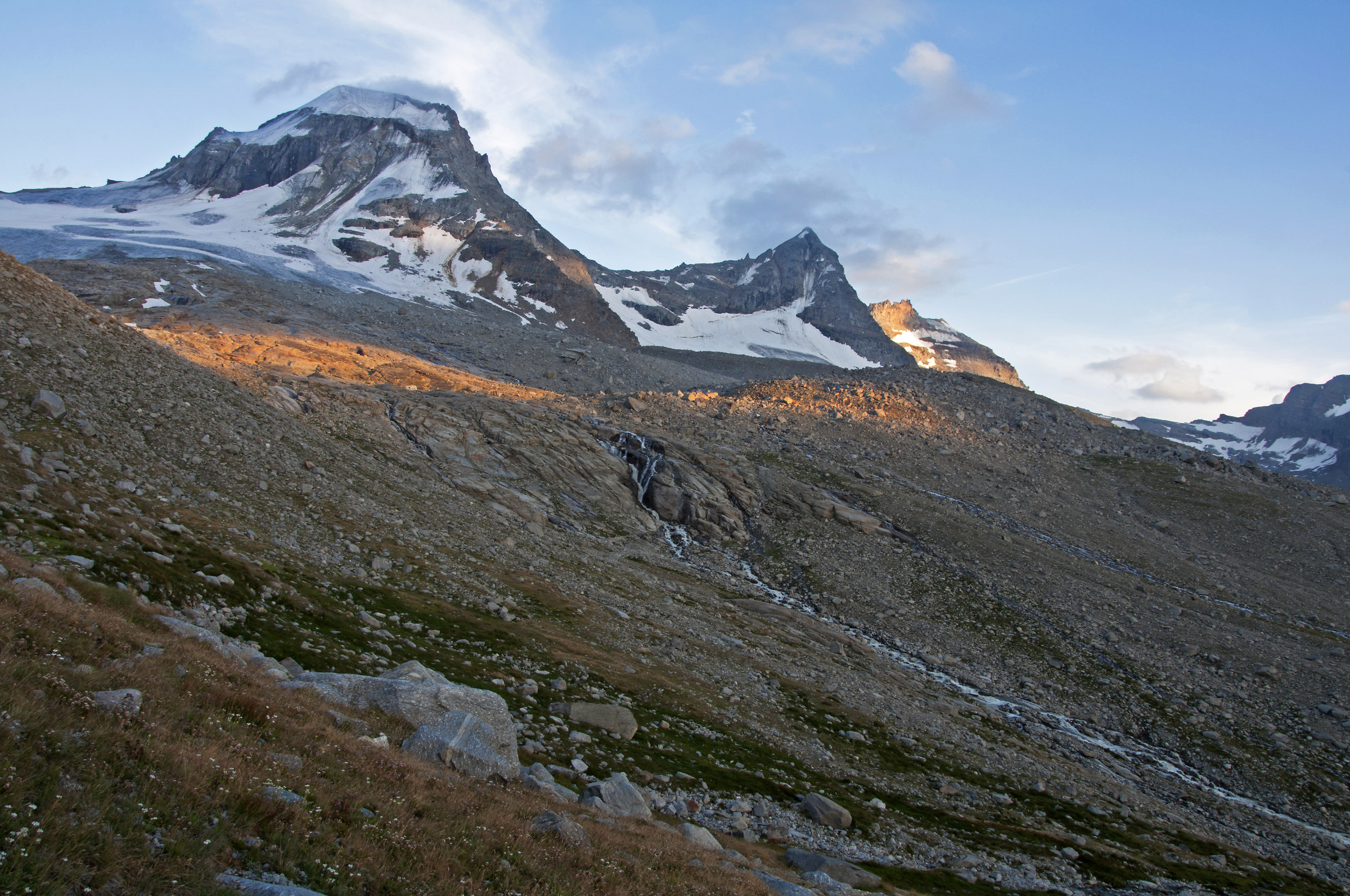 Tramonto nei pressi del Rifugio Vittorio Emanuele II