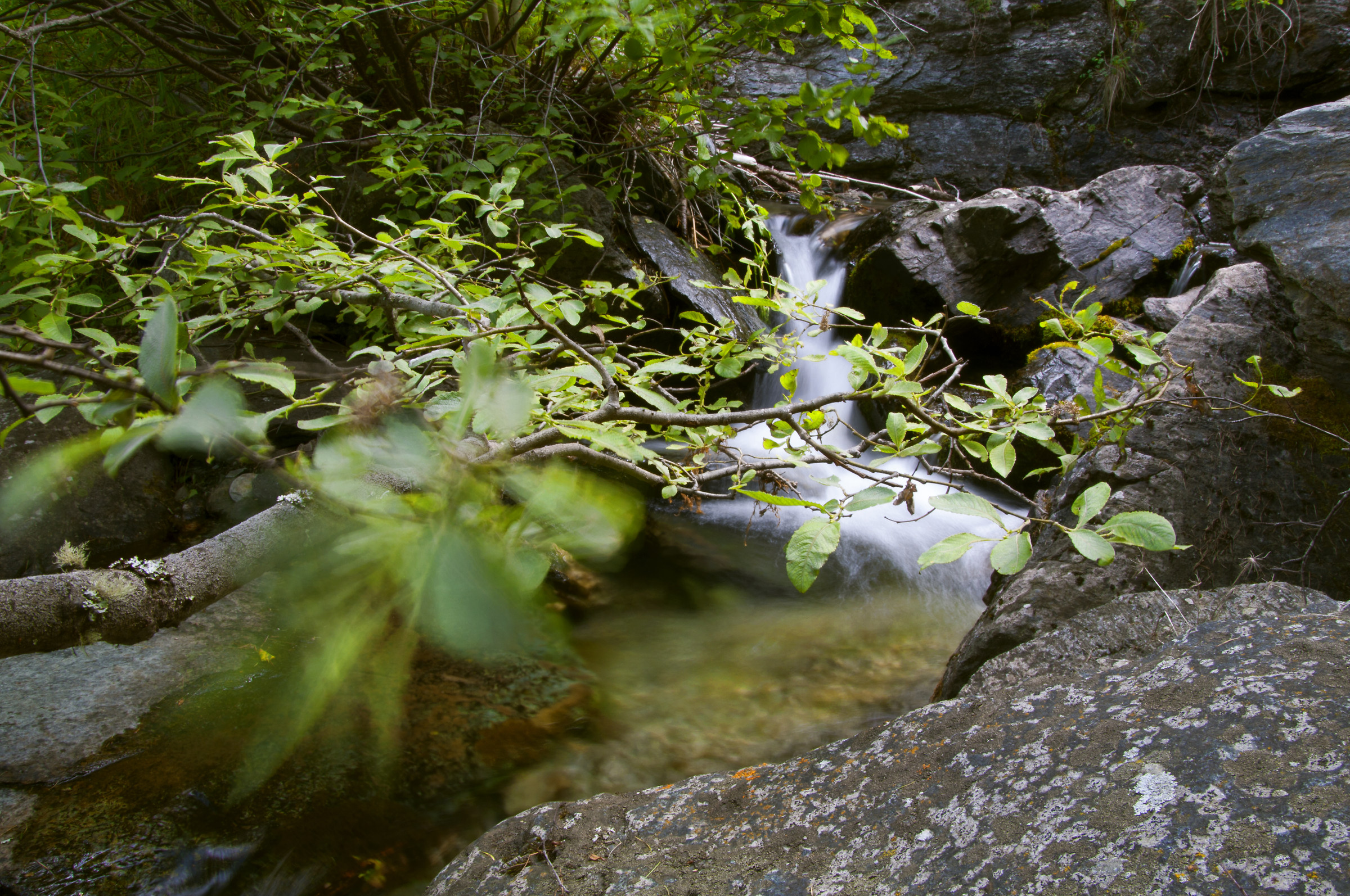 Acqua che scorre a Lillaz