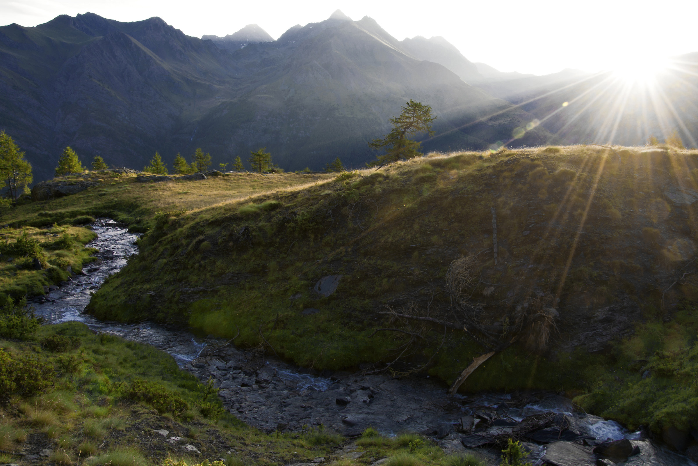 Sunrise in Pousset Valley