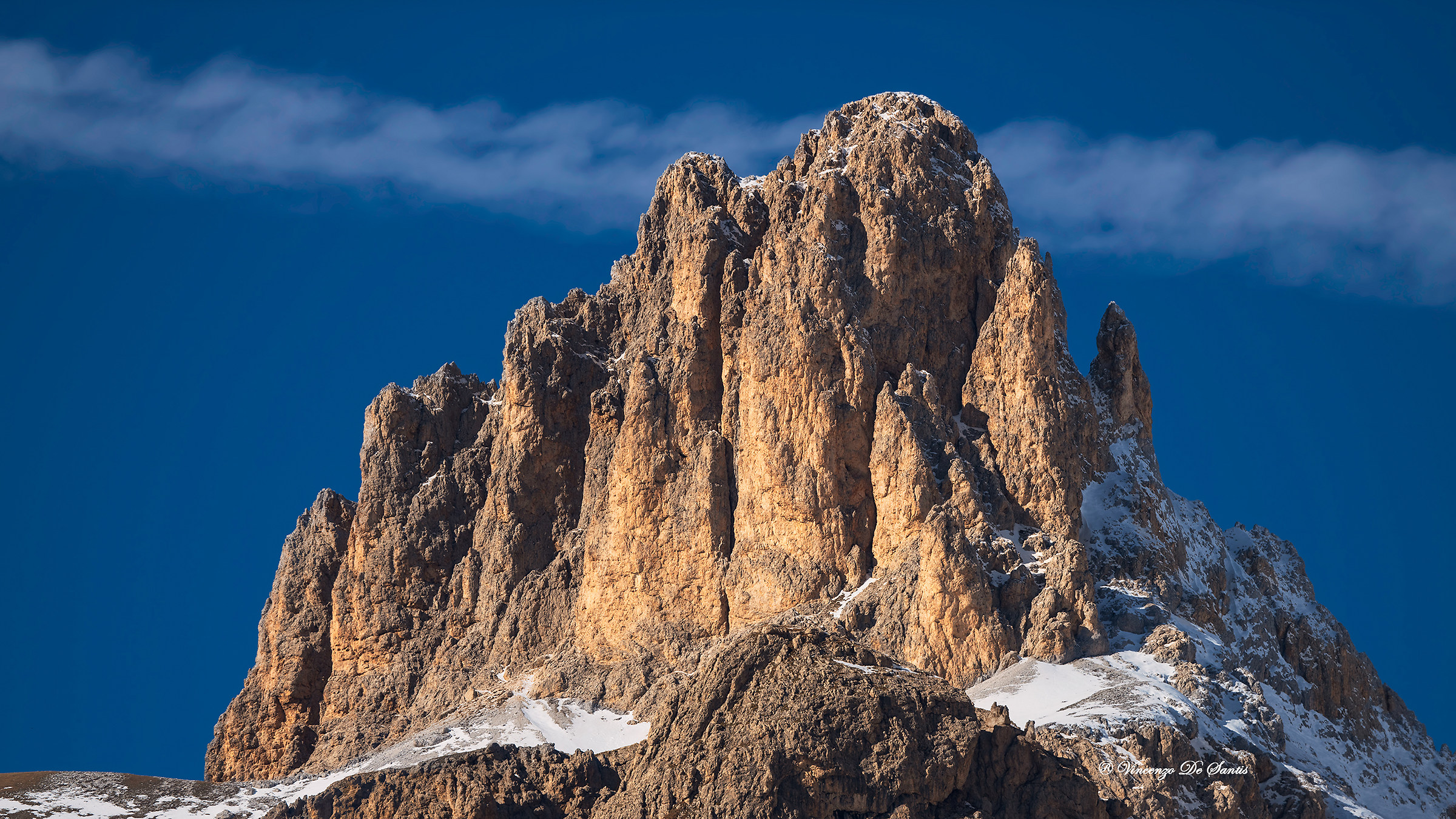Glimpse of the Catinaccio group (the Sforcella)