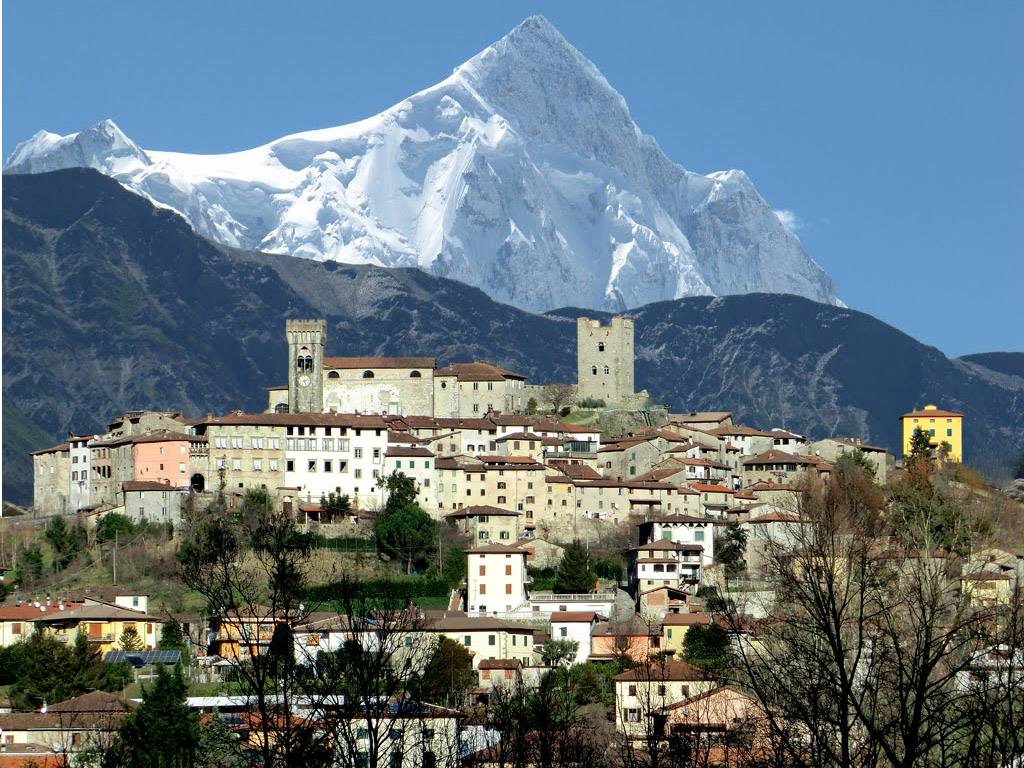 Village behind the House