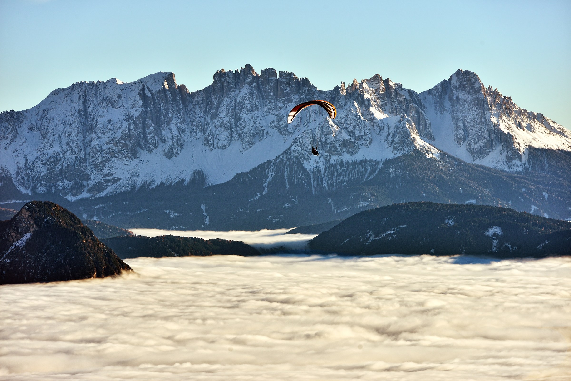 Flying over the Clouds