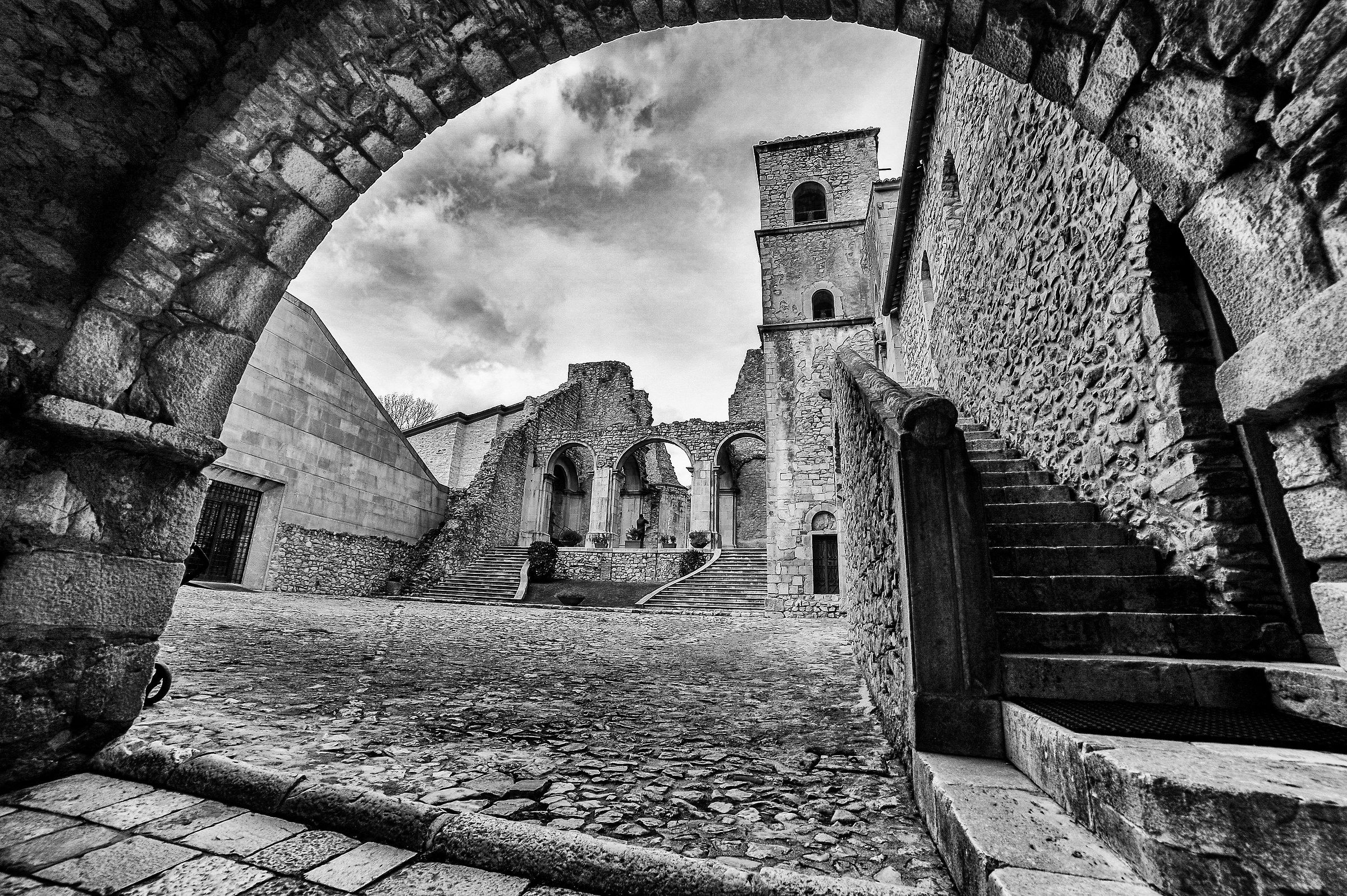 The eye of the abbey