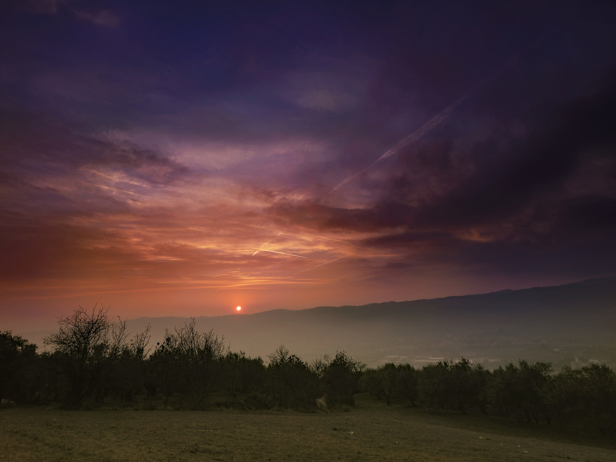 Misty Sunset on Valpantena