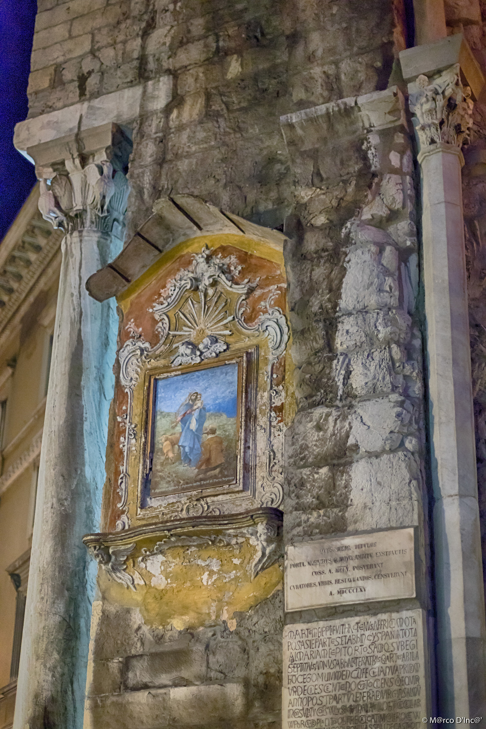 Dettaglio Porta Soprana-Genova