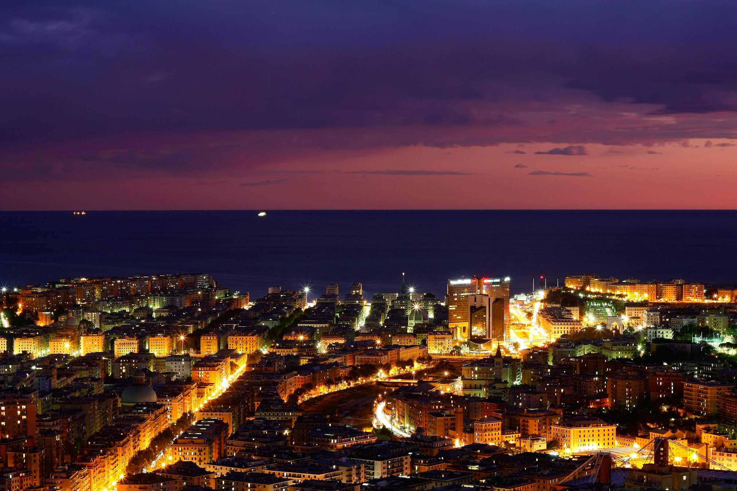 Genoa at Dusk