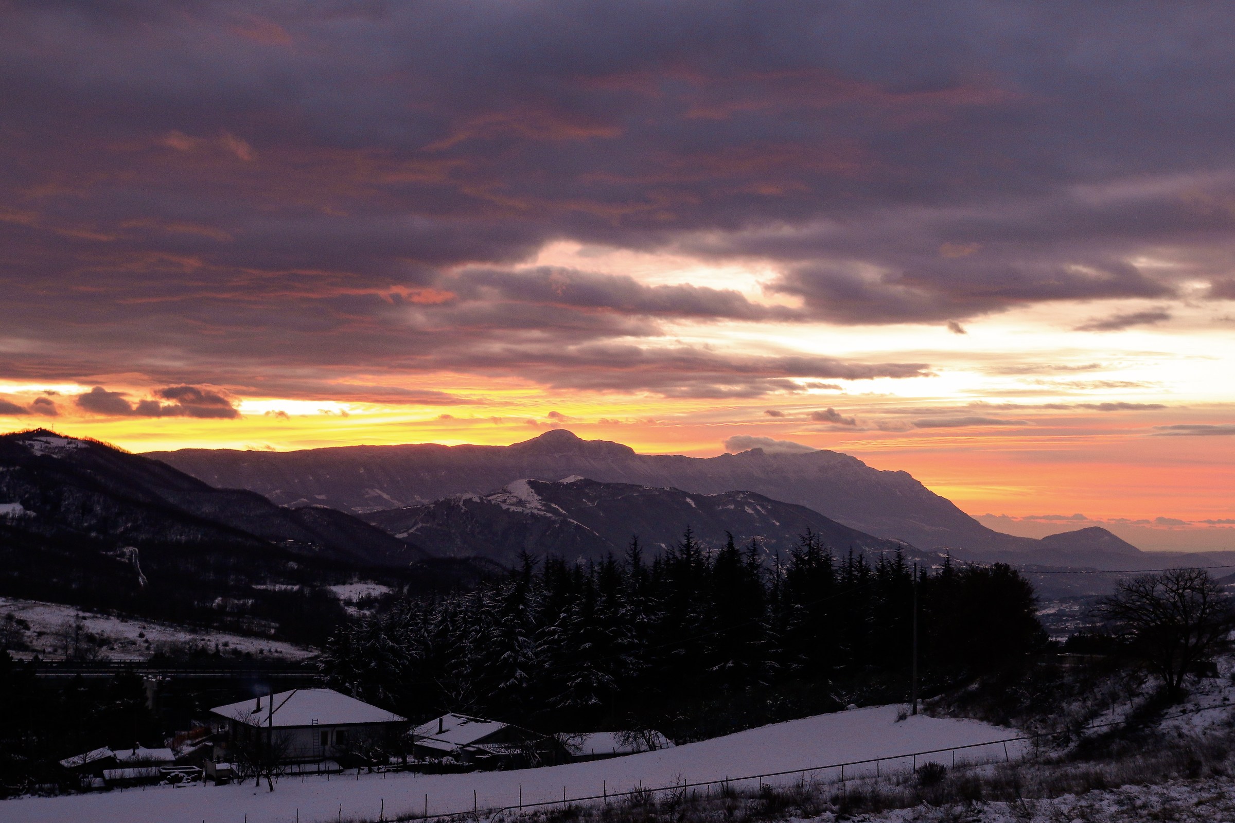 I Monti Alburni dalla Lucania