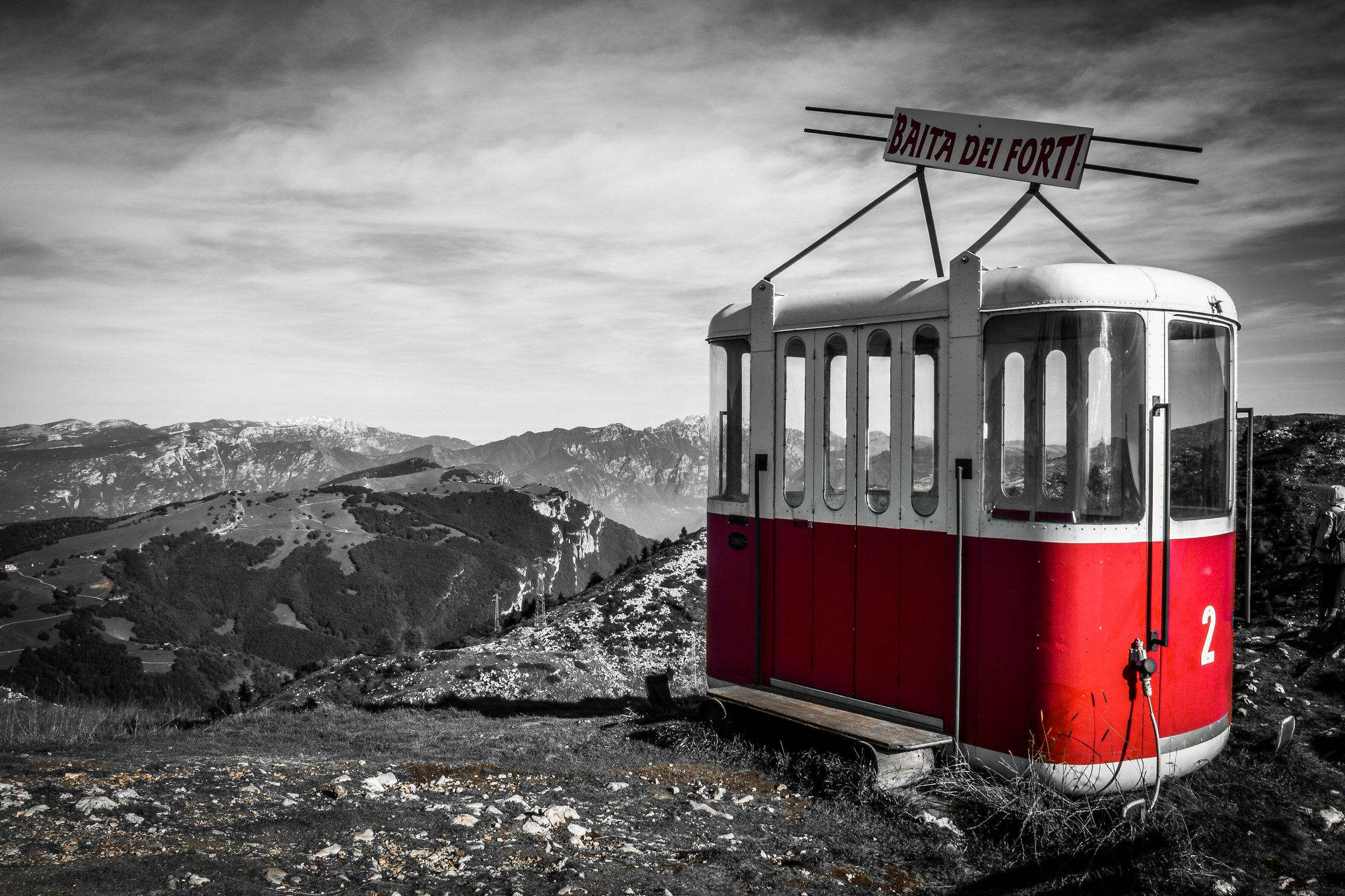 La cabina abbandonata