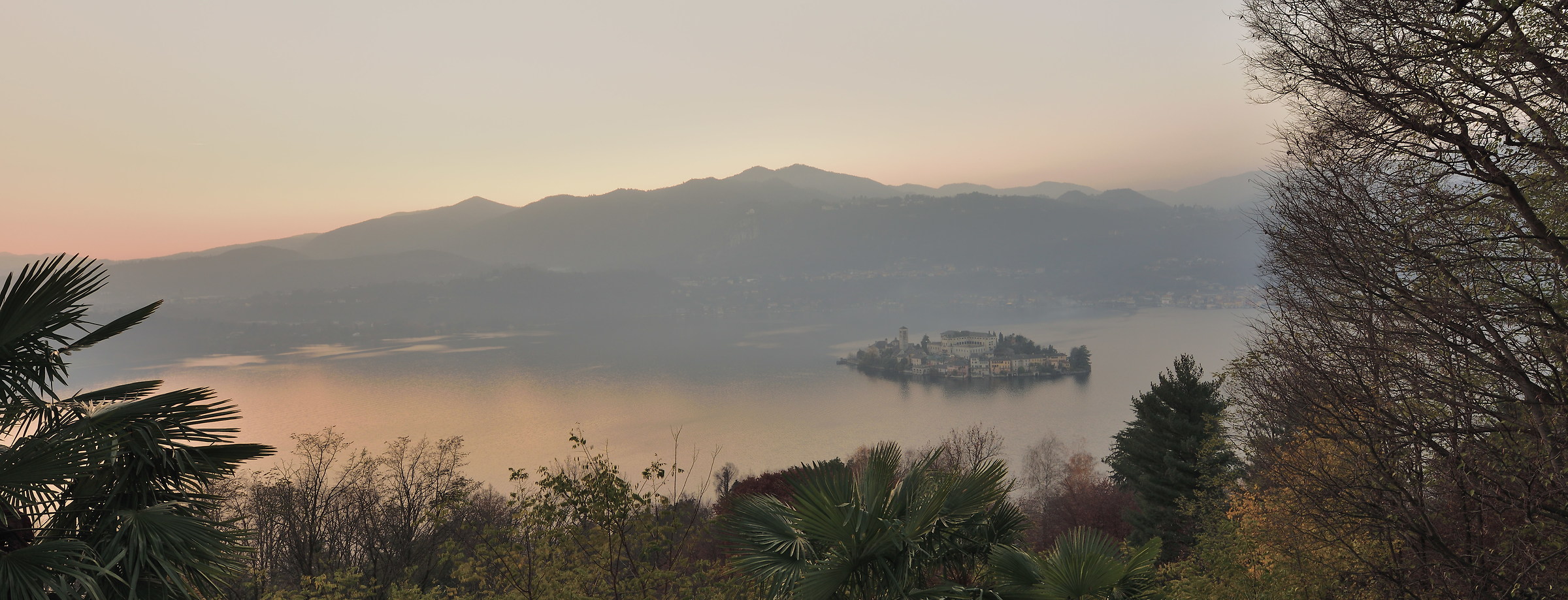 The island of St. Julius from the sacred Mount of St. Franci...