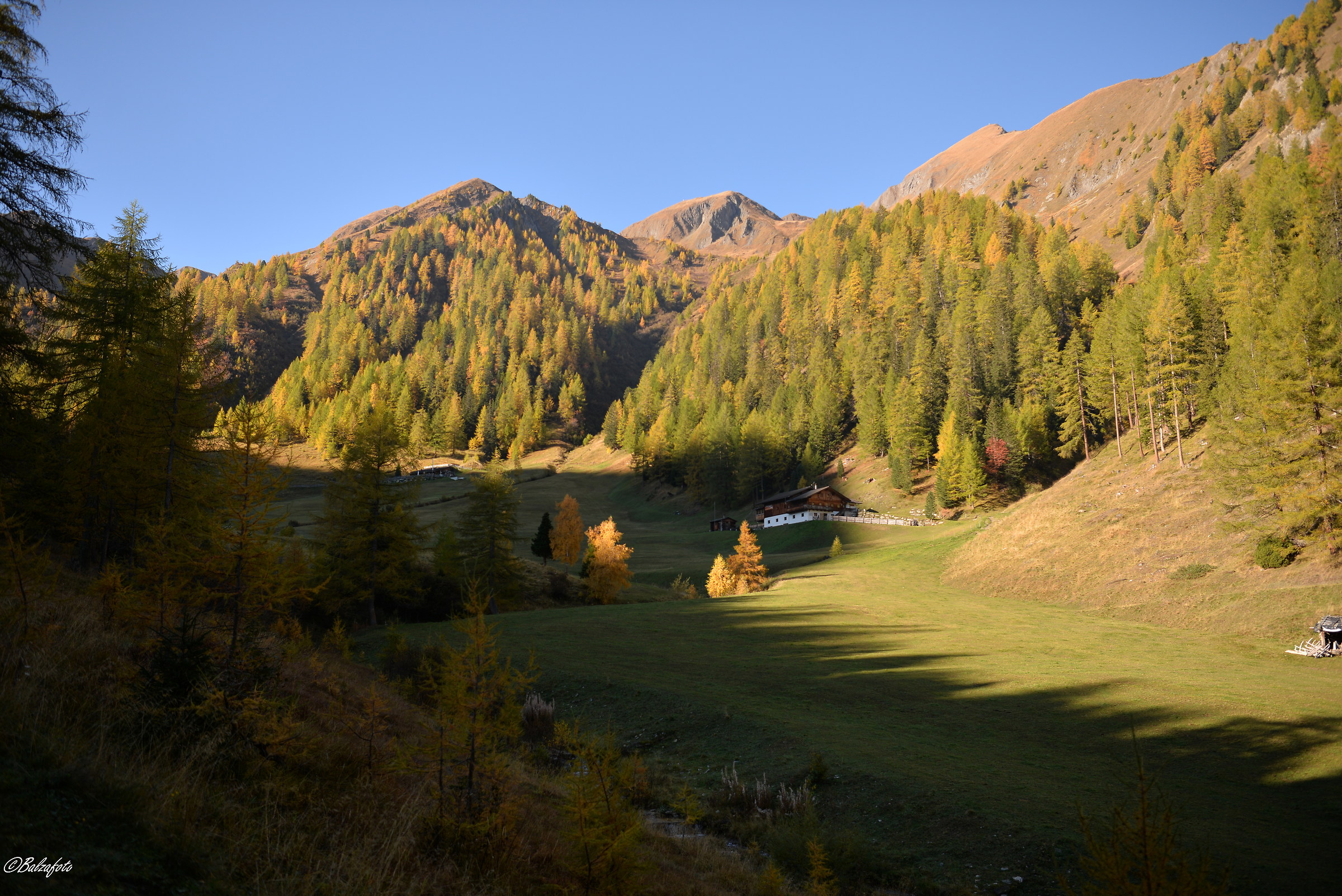 Rio Bianco in Valle Aurina towards Malga pircher