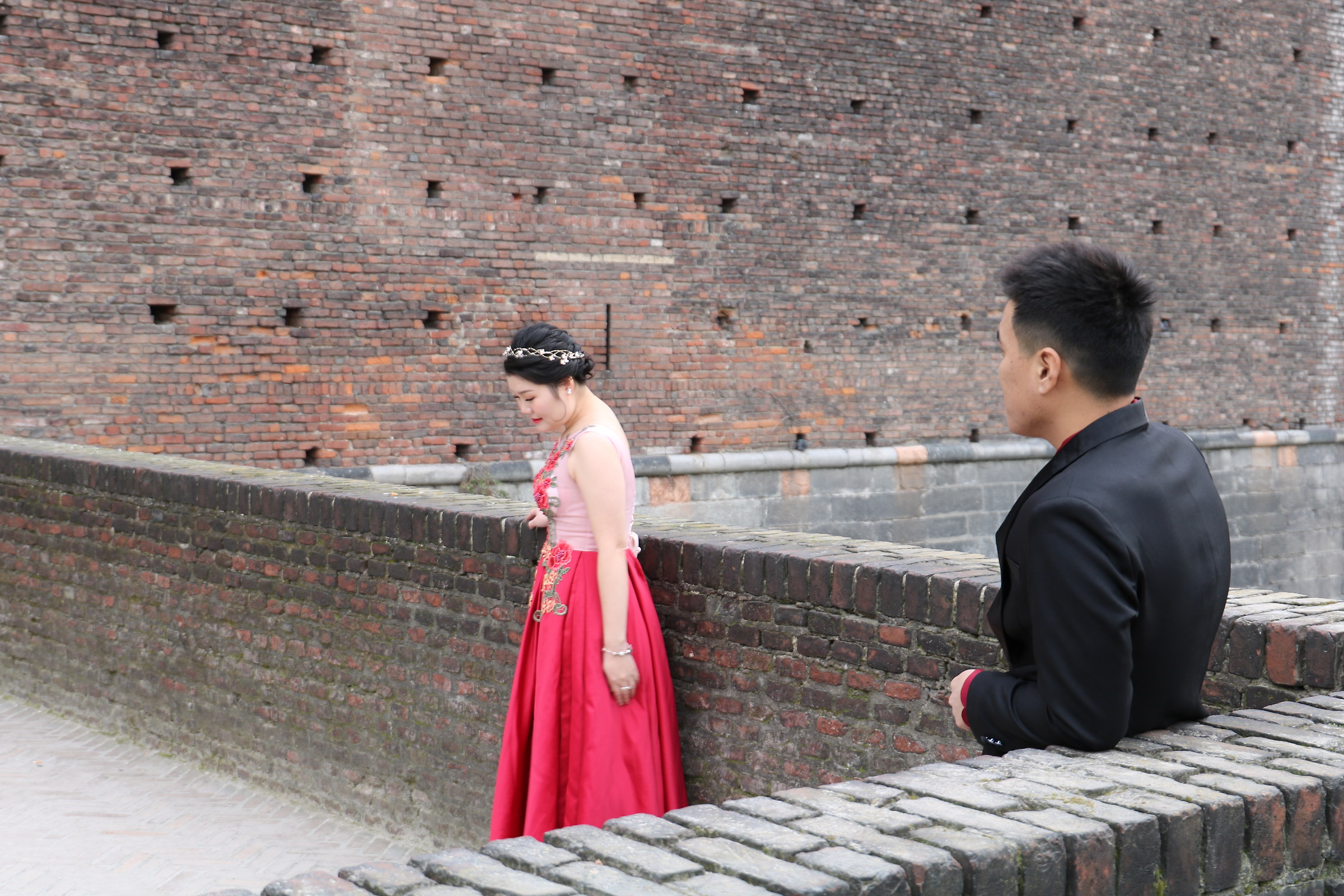 Chinese wedding at Castello Sforzesco in Milan