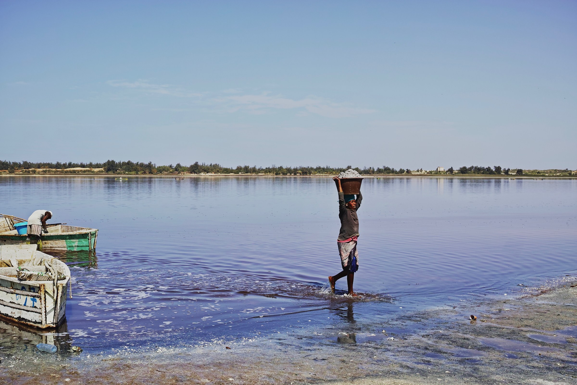 Lago Rosa, Senegal.