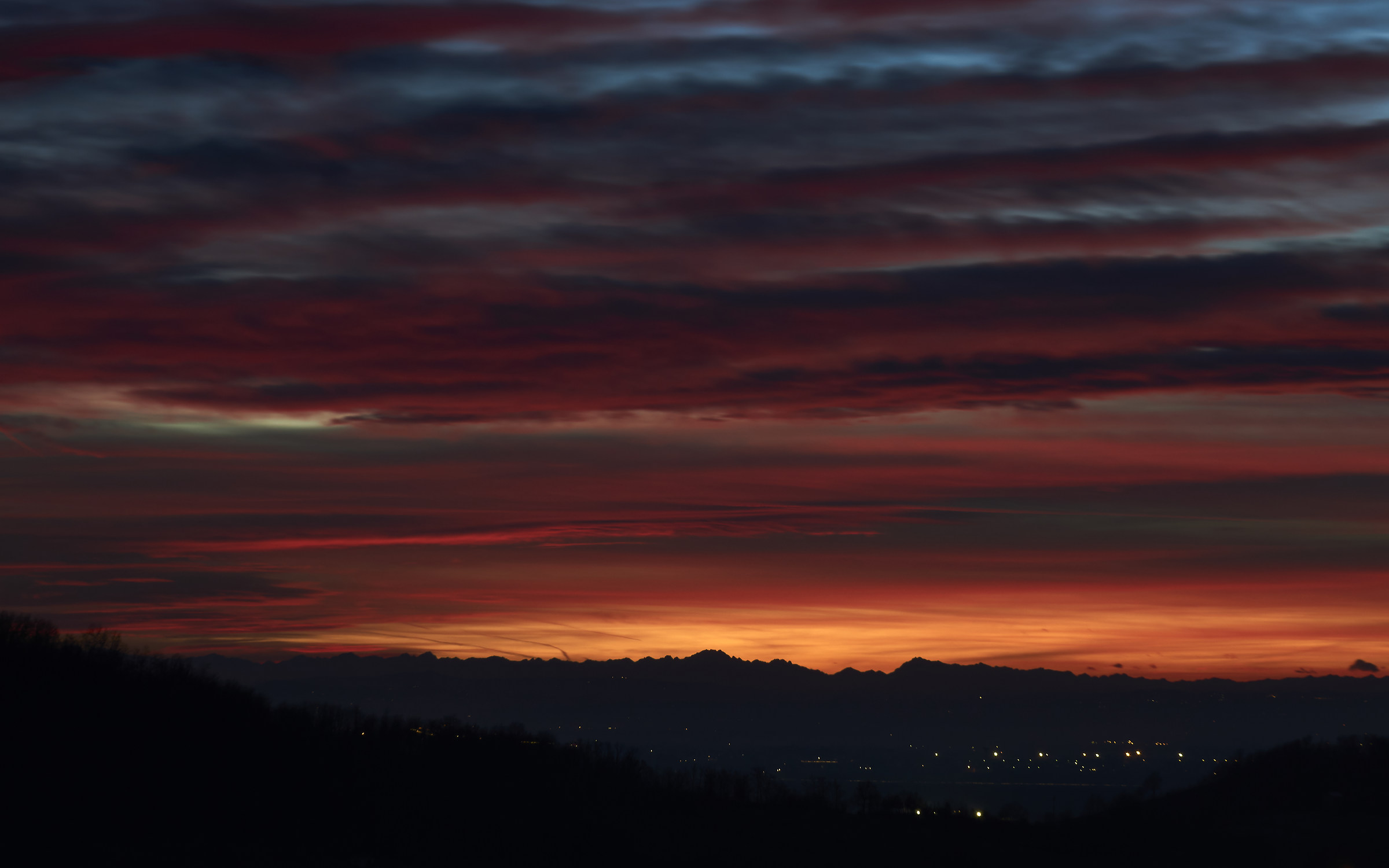 Watercolor Sunset-13/01/19 Colli Tortonesi