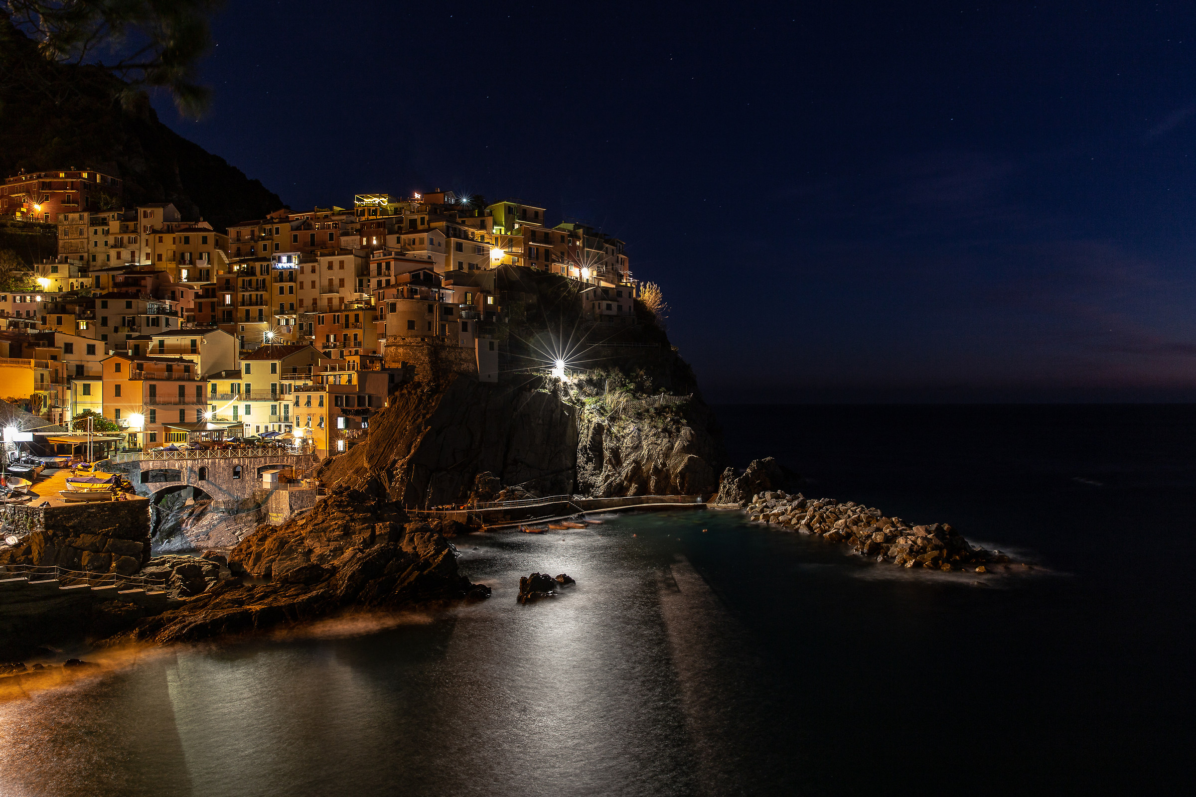 Manarola now Blue
