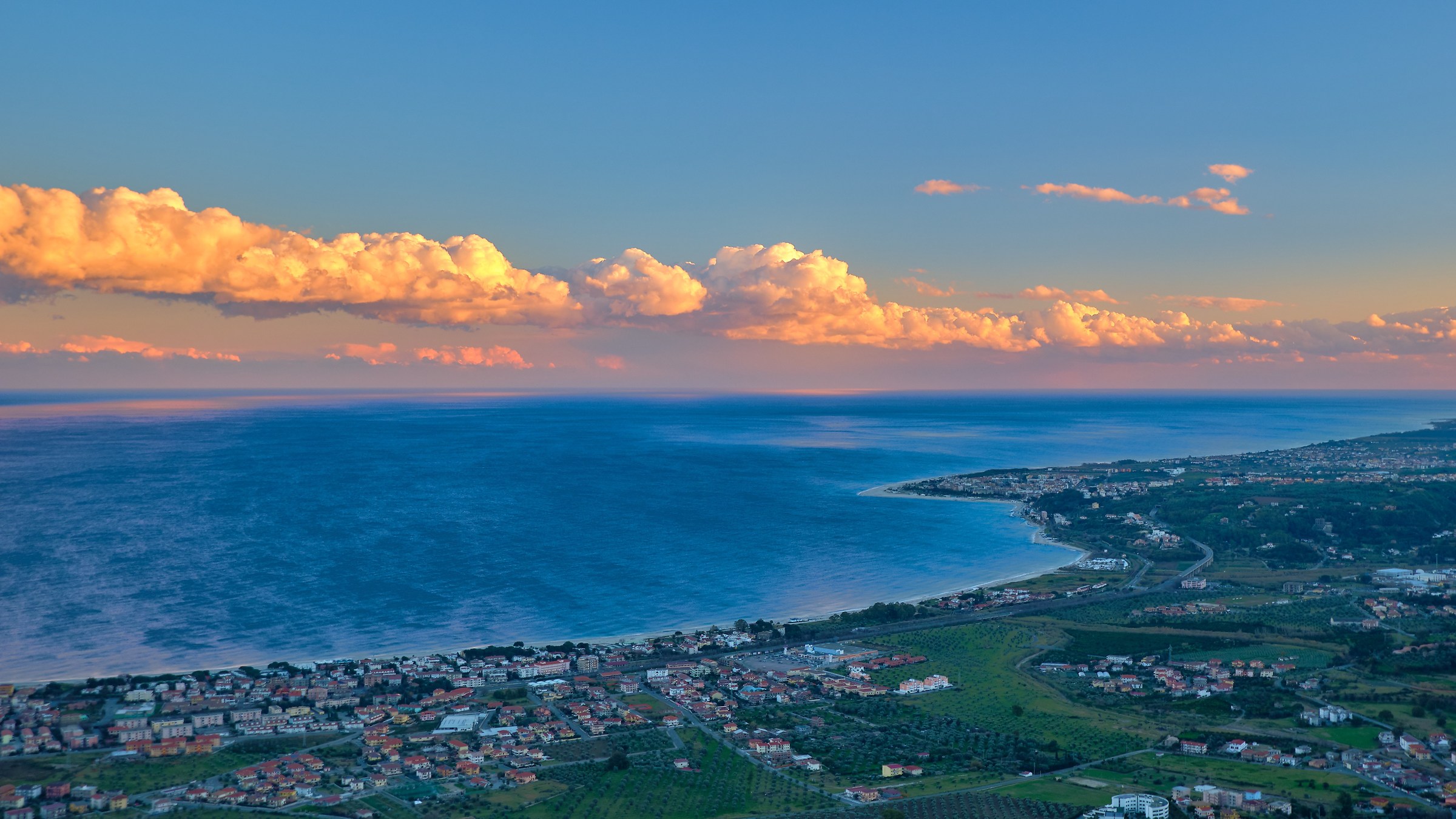 Soverato, vista da Gasperina