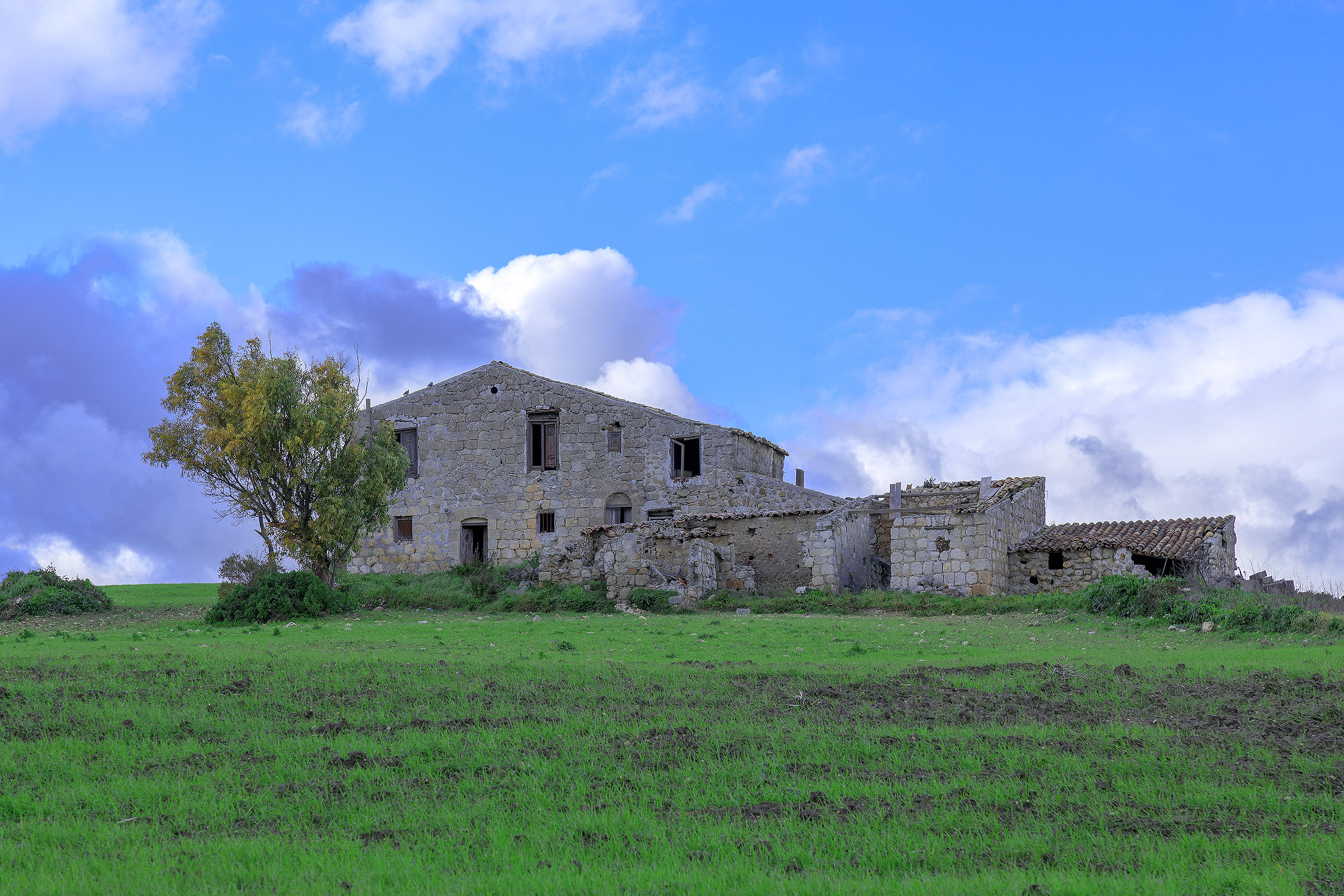 In totale abbandono.