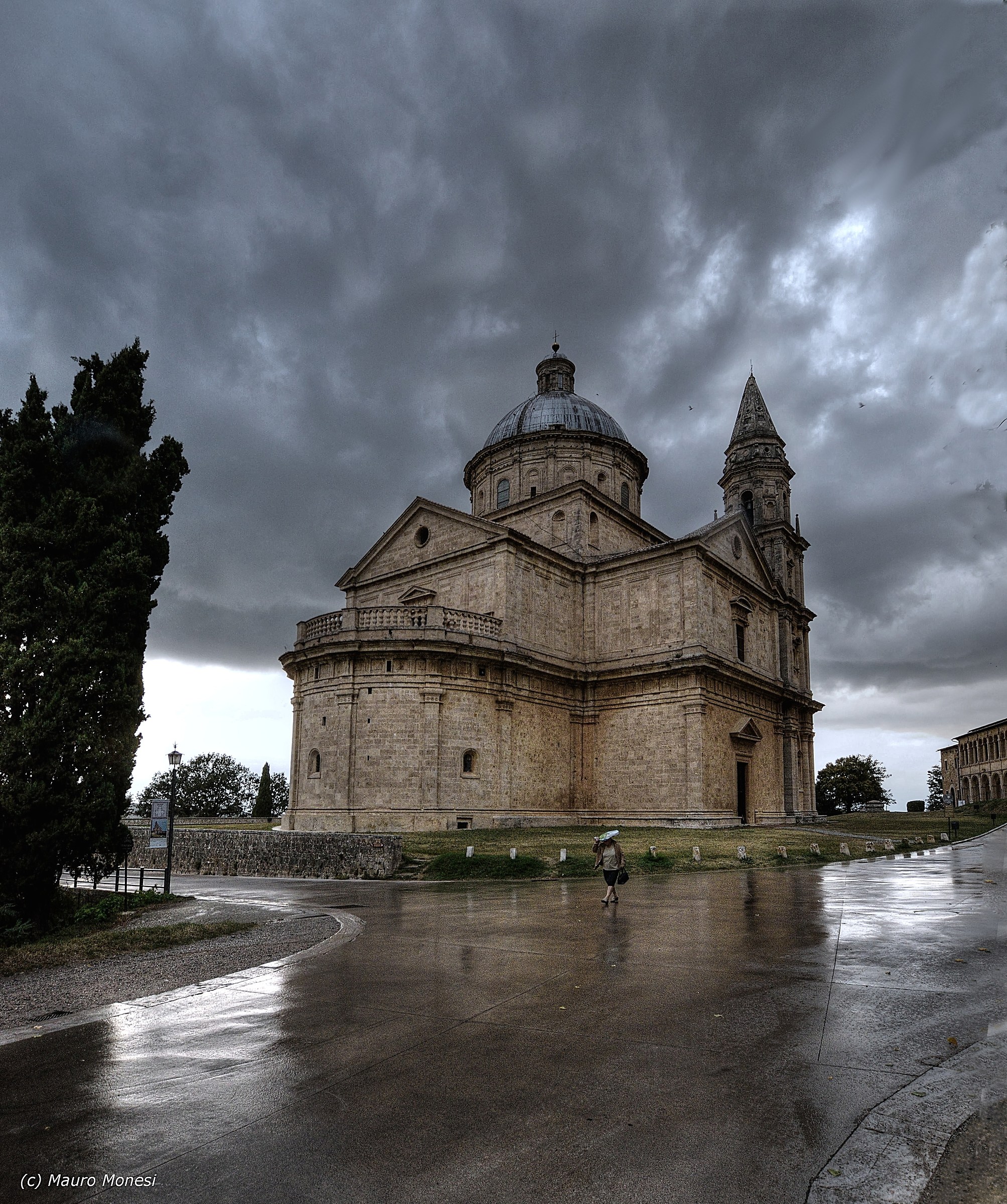 Giornata uggiosa a Montepulciano