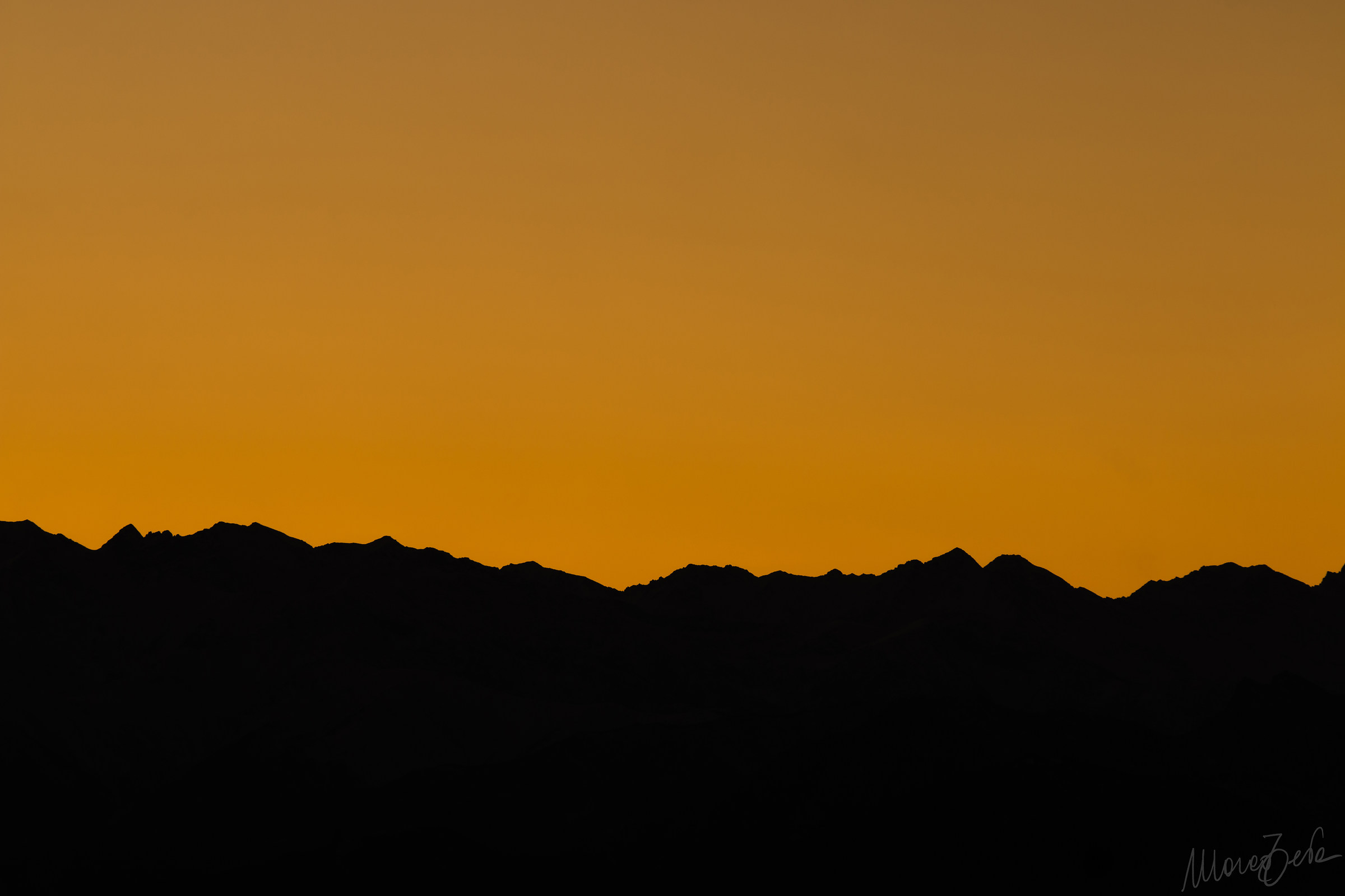 Alps Silhouette