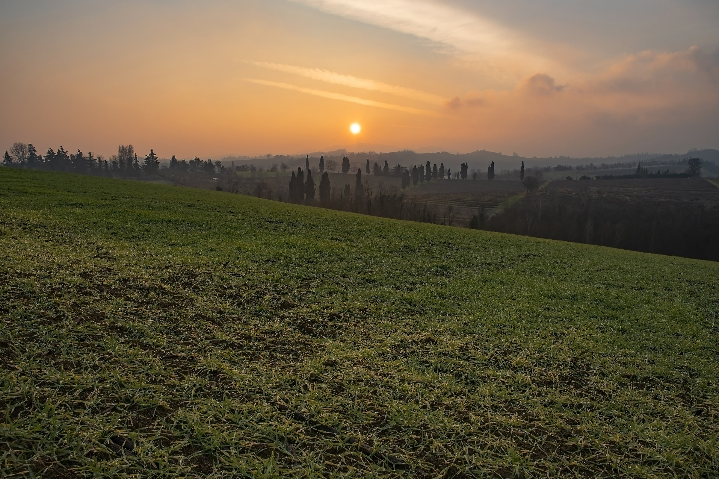 Alba in San Martino in Casola-Bologna