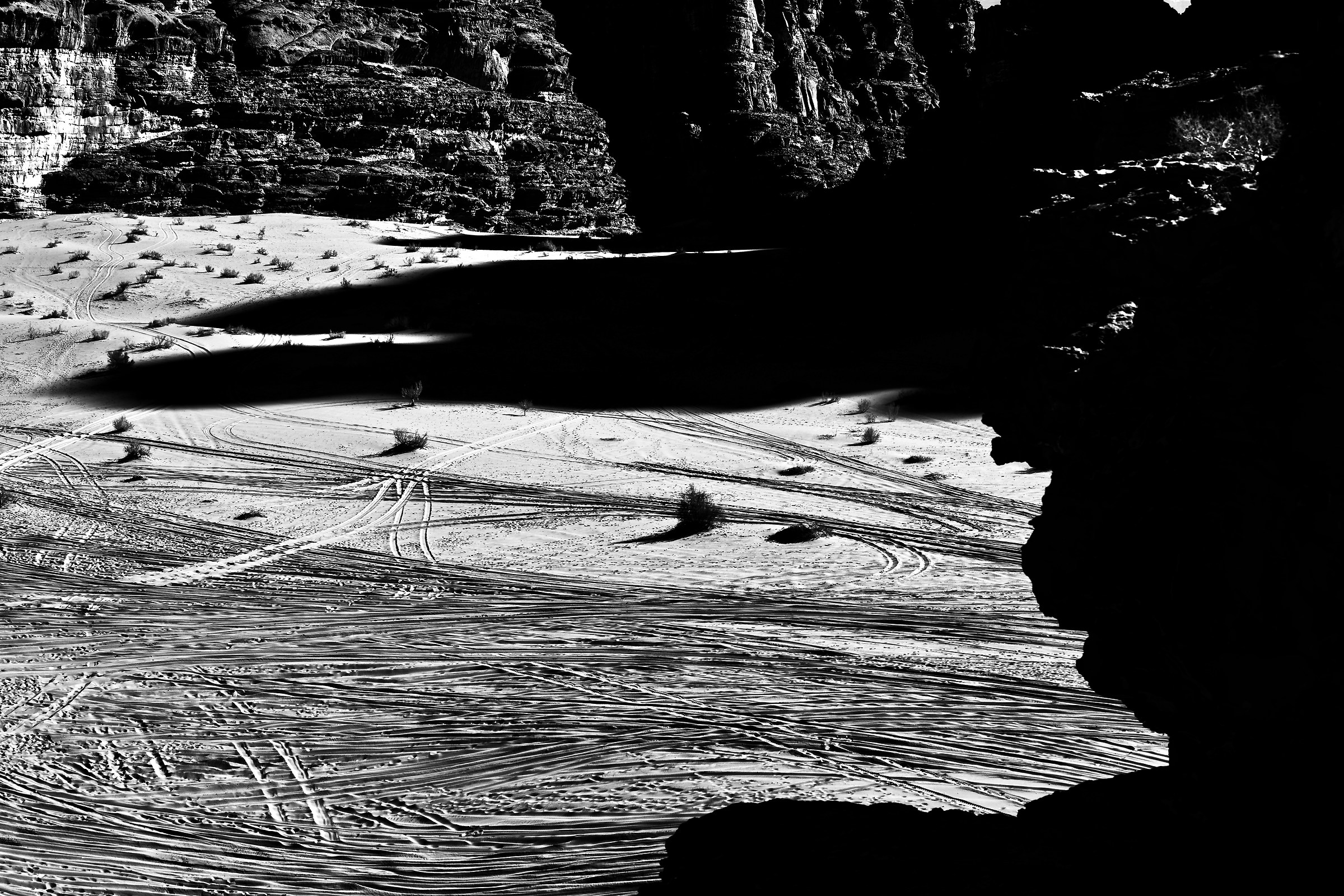 Skiing in the desert