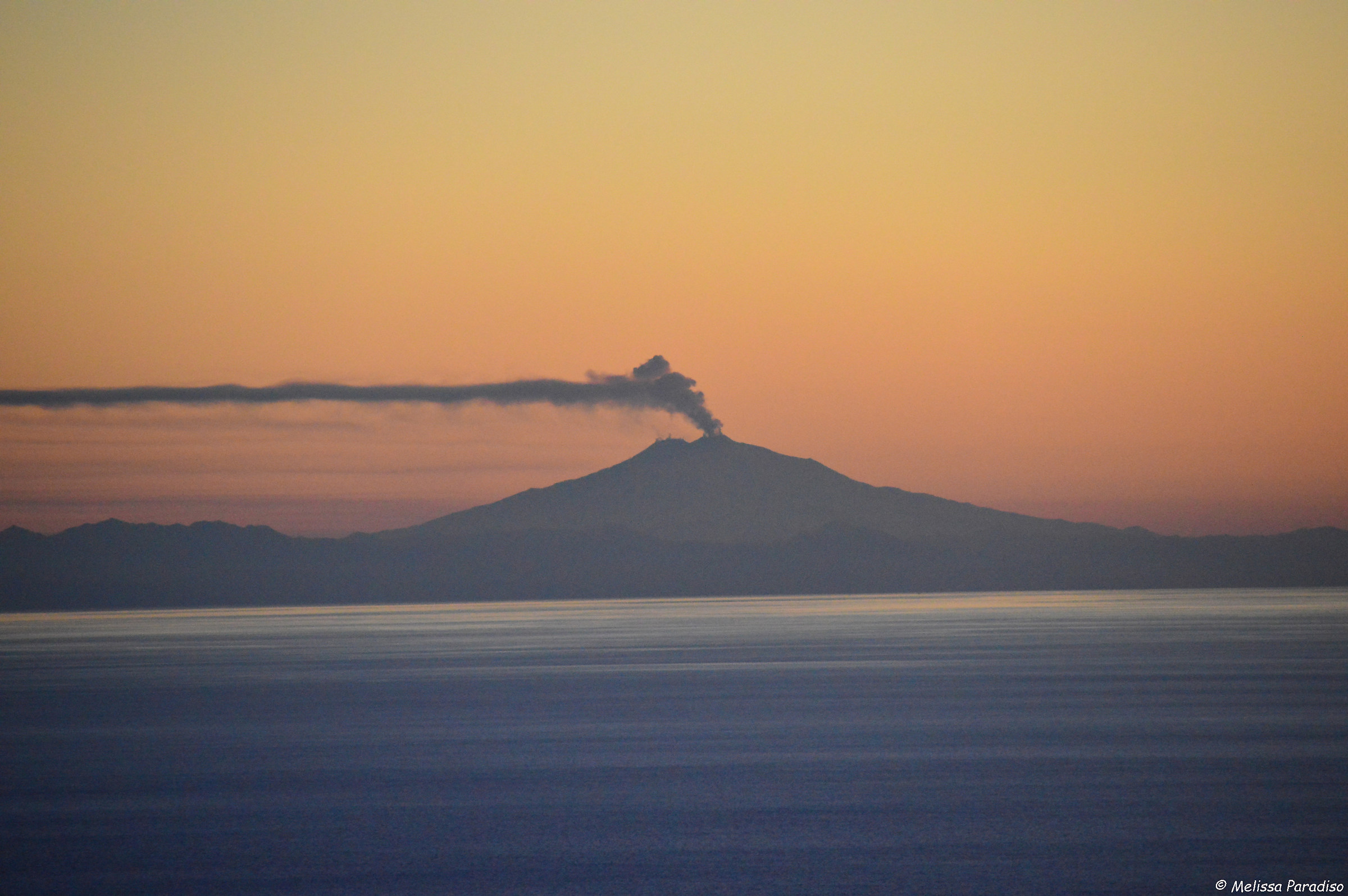 Etna fumante