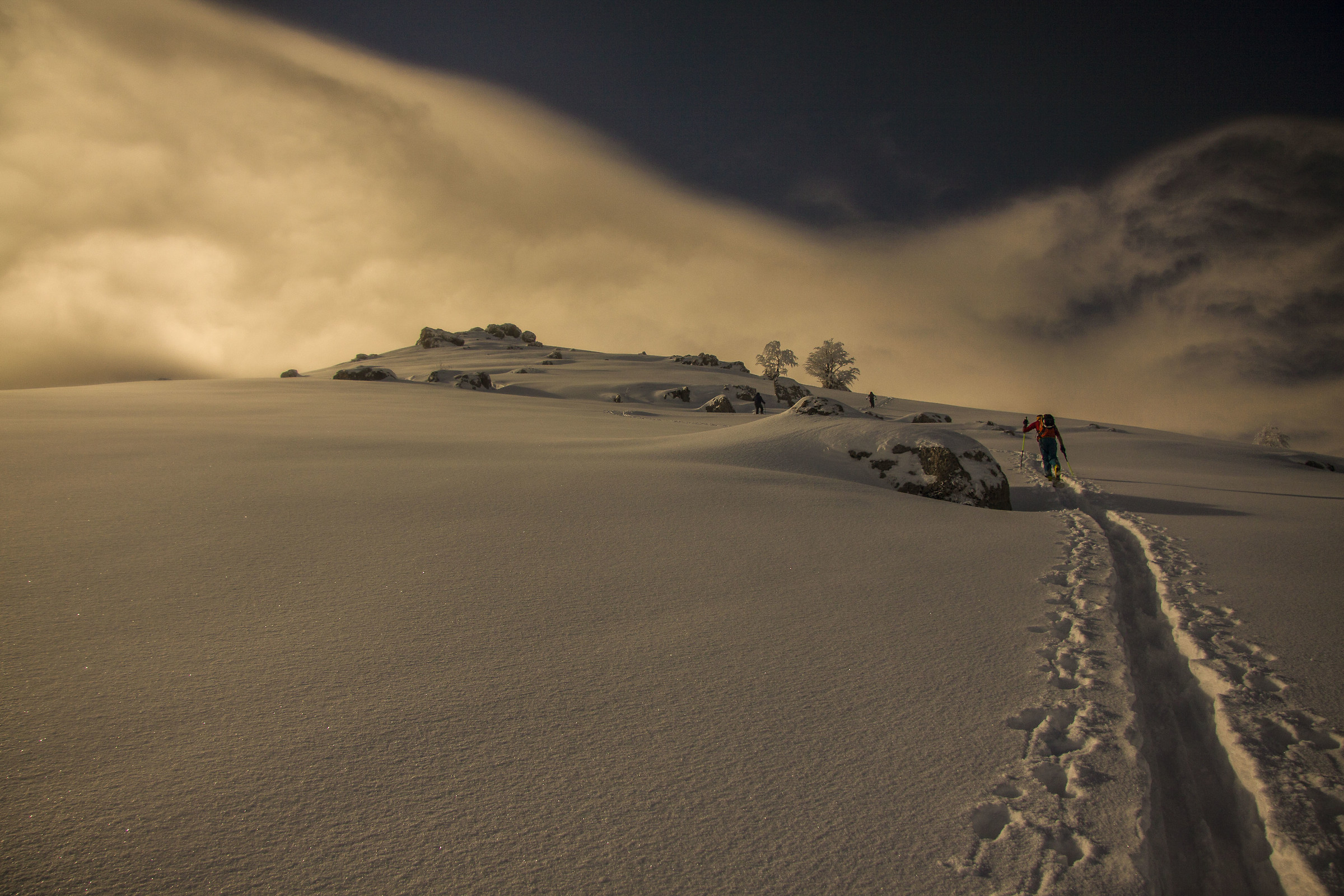 The climb gets tough.