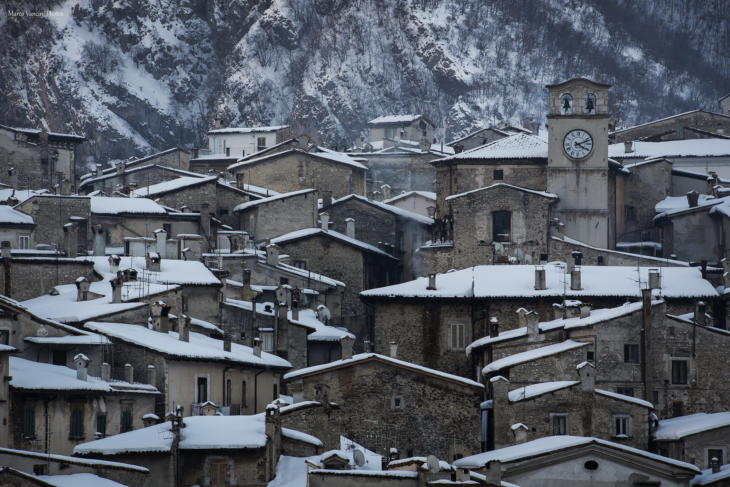 Scanno in un pomeriggio di gennaio
