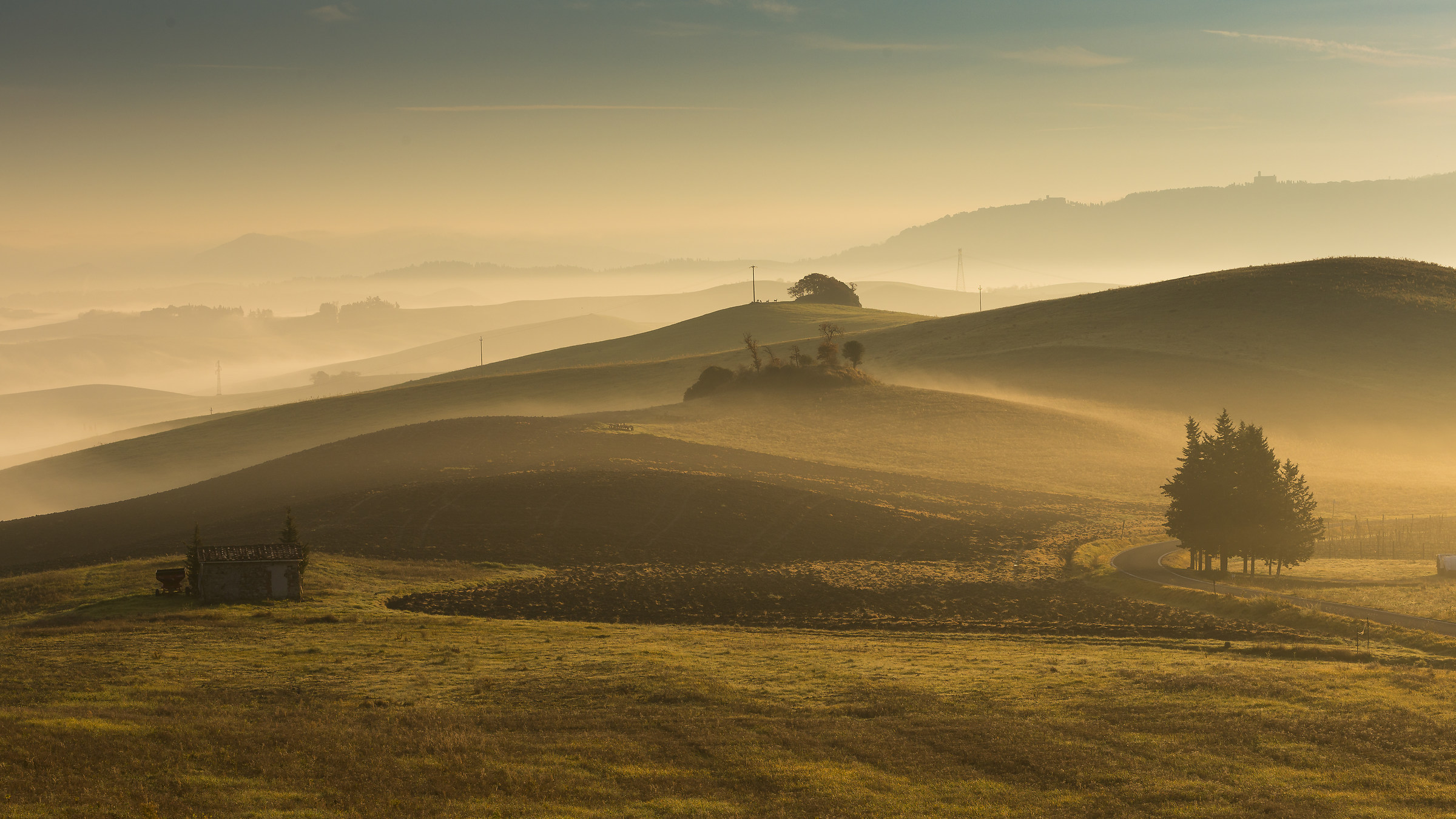 Early Tuscany Hills