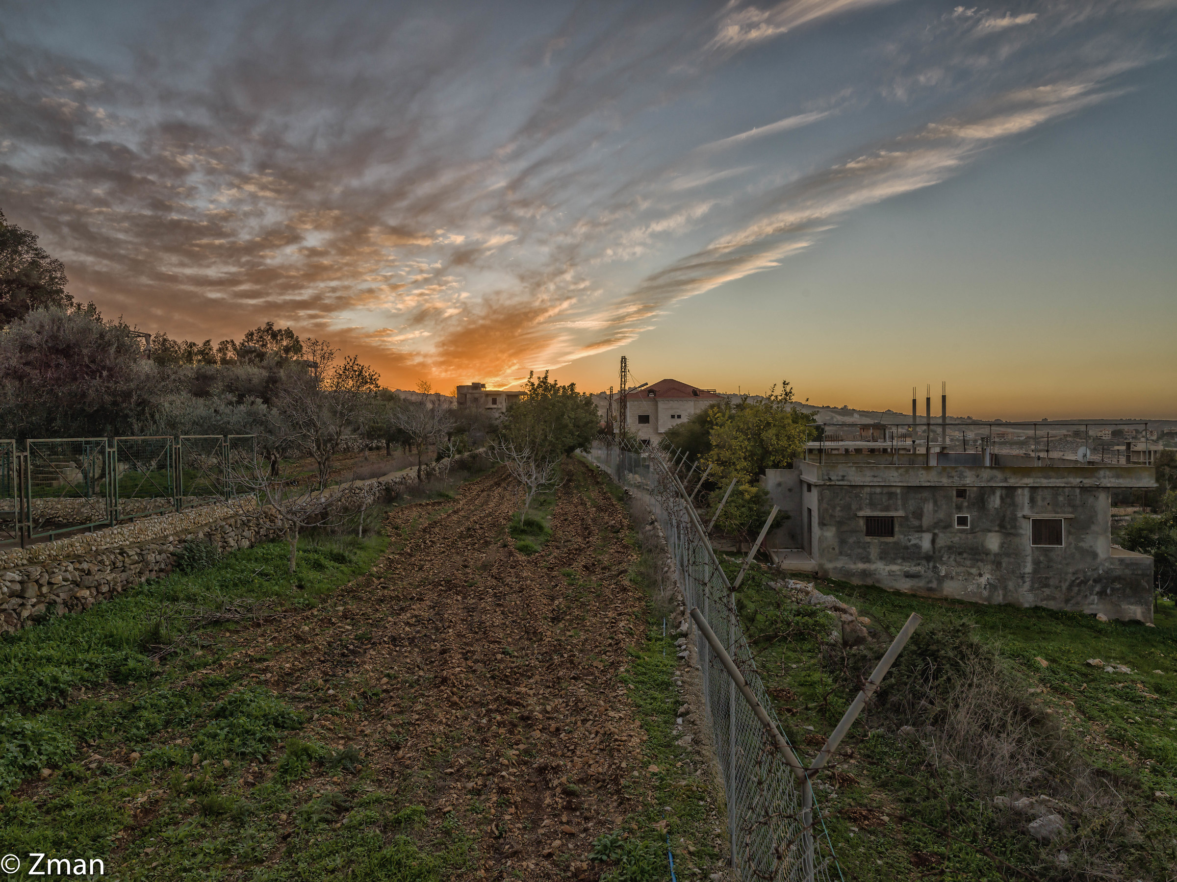 Tramonto dopo la tempesta di norma