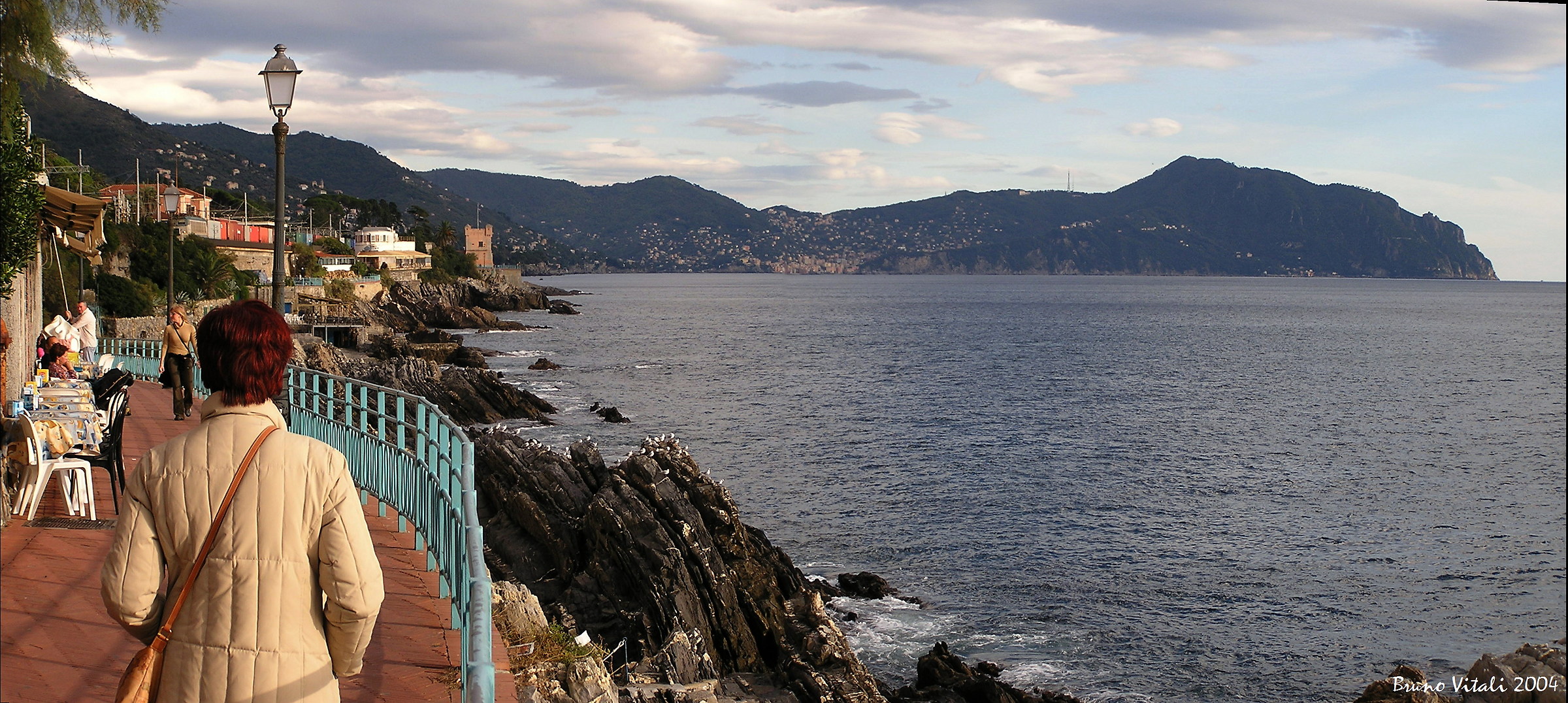 La passeggiata A.Garibaldi a Nervi