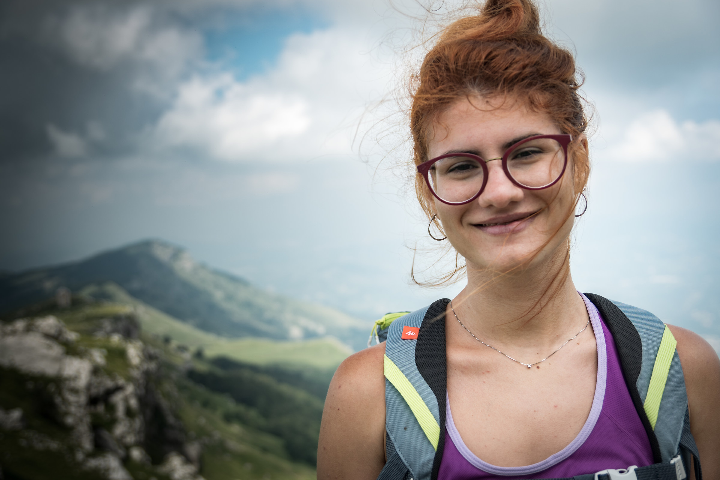 Portrait on the street of the Great horn