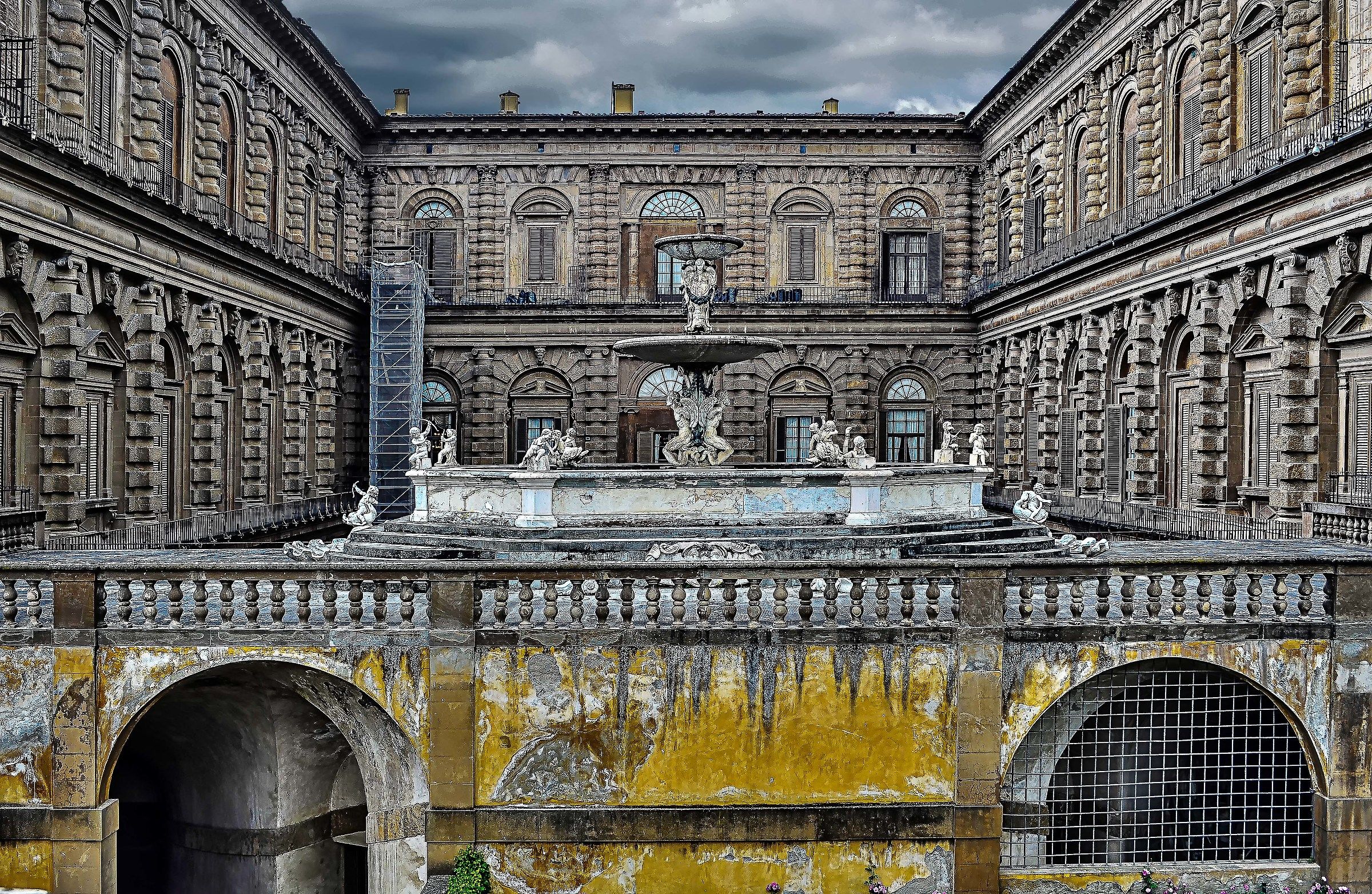 palazzo pitti fontana del carciofo