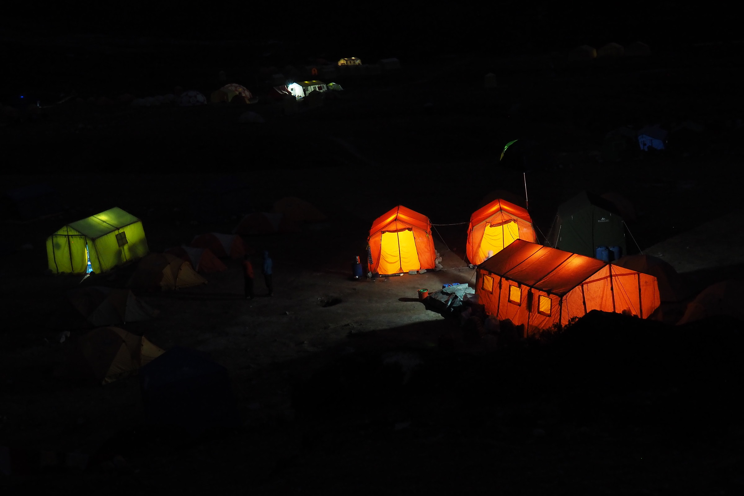 Nights at the base camp