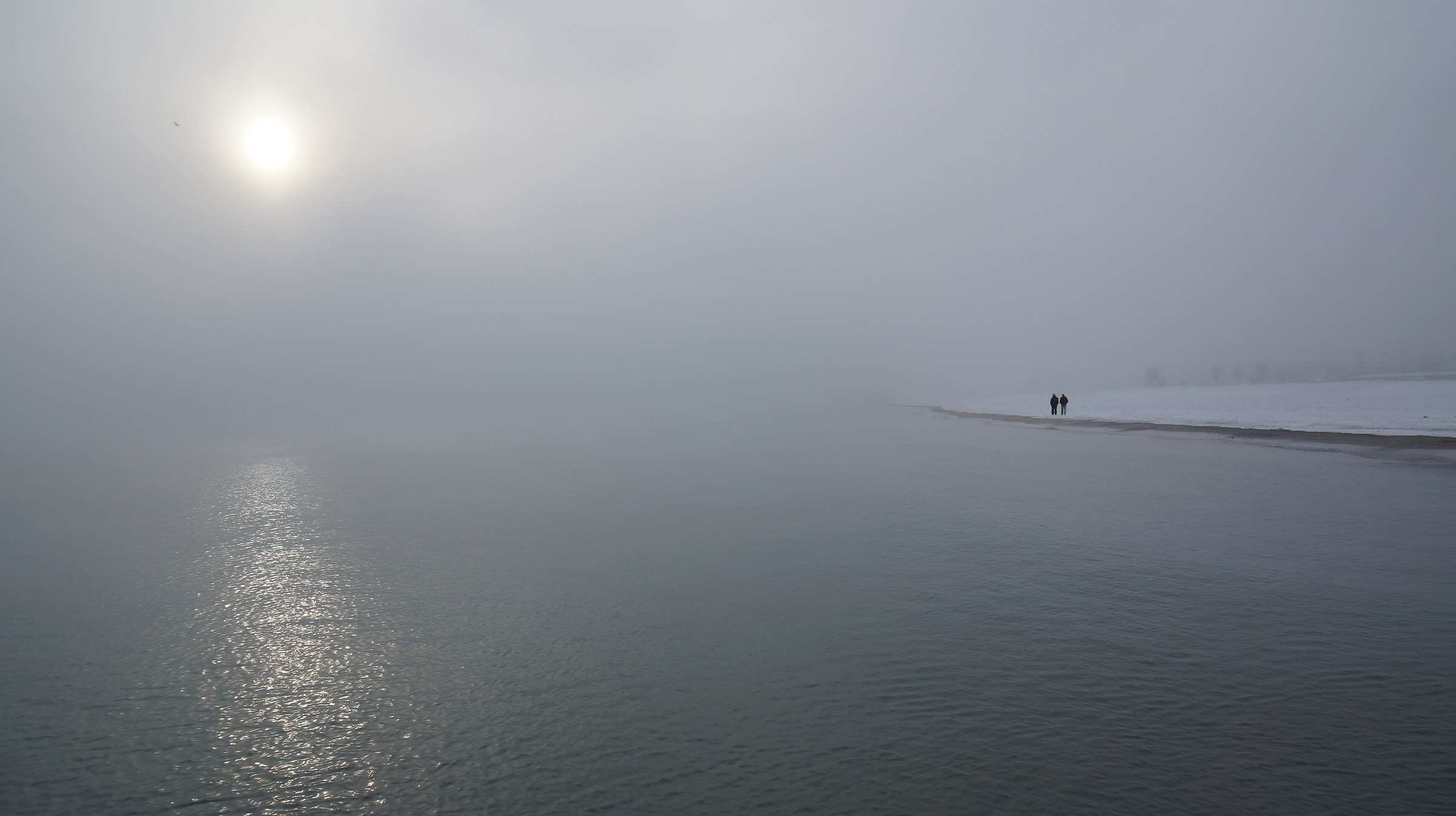 Incantata atmosfera in spiaggia