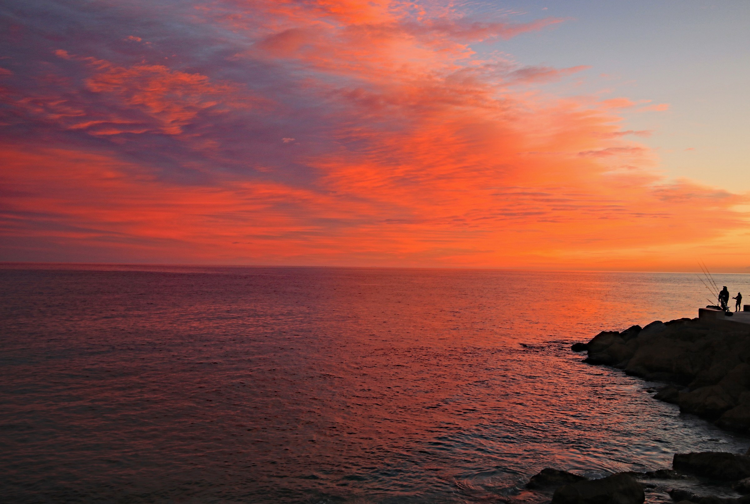 Varigotti: Tramonto-2 di gennaio 2019